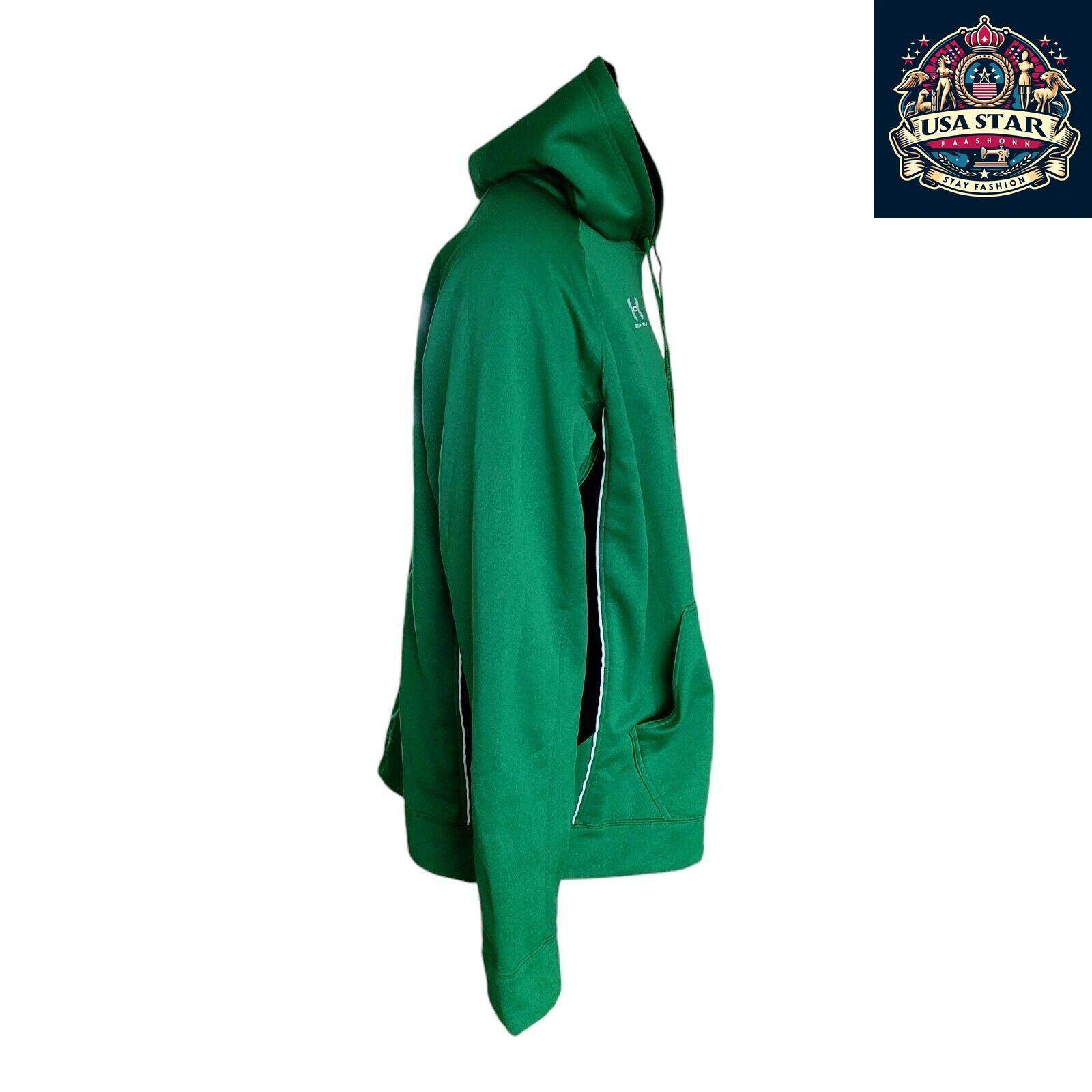 Under Armour Welsh Rugby Hoodie WRU Pullover Green Men’s X-Large - Comfortable & Stylish - USASTARFASHION