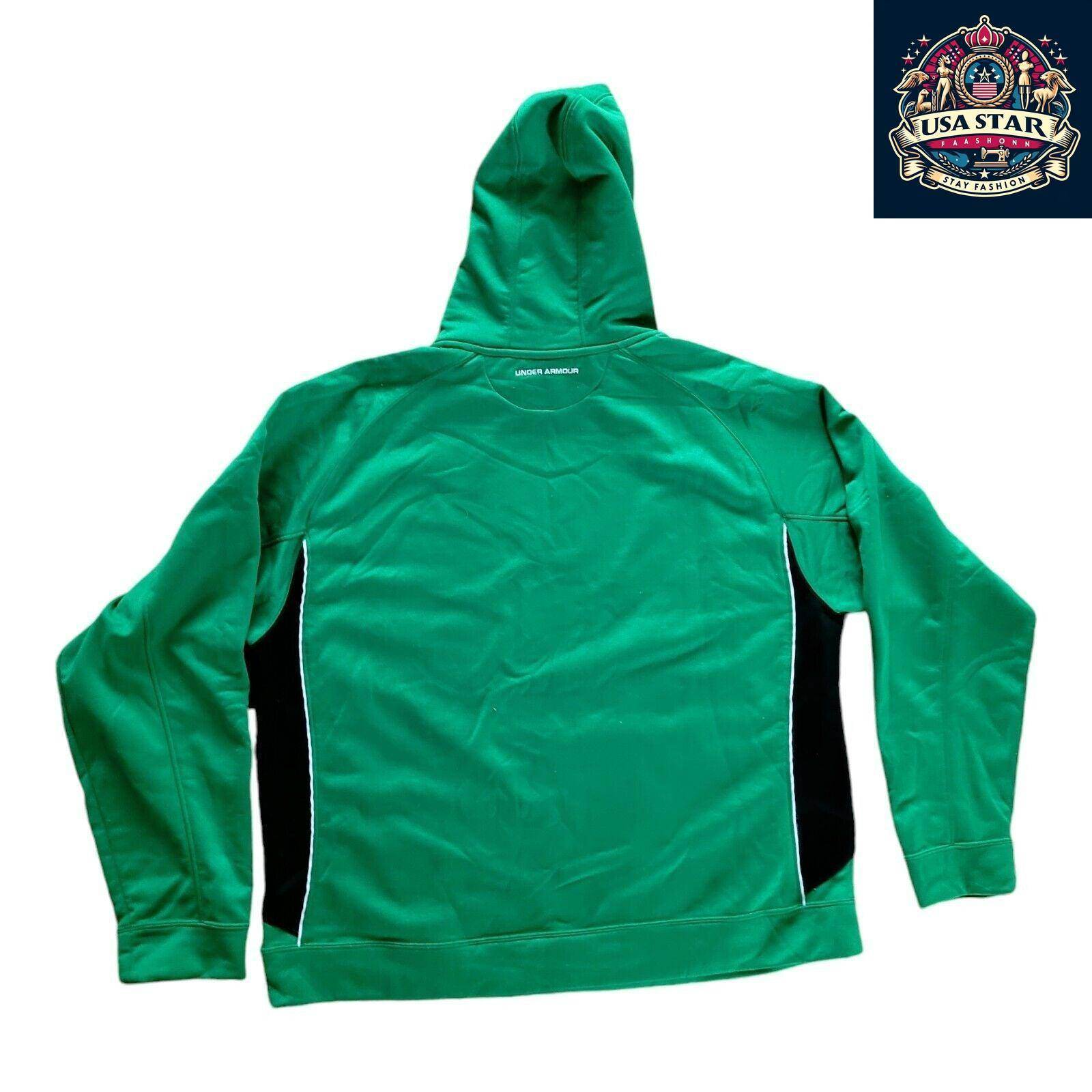 Under Armour Welsh Rugby Hoodie WRU Pullover Green Men’s X-Large - Comfortable & Stylish - USASTARFASHION