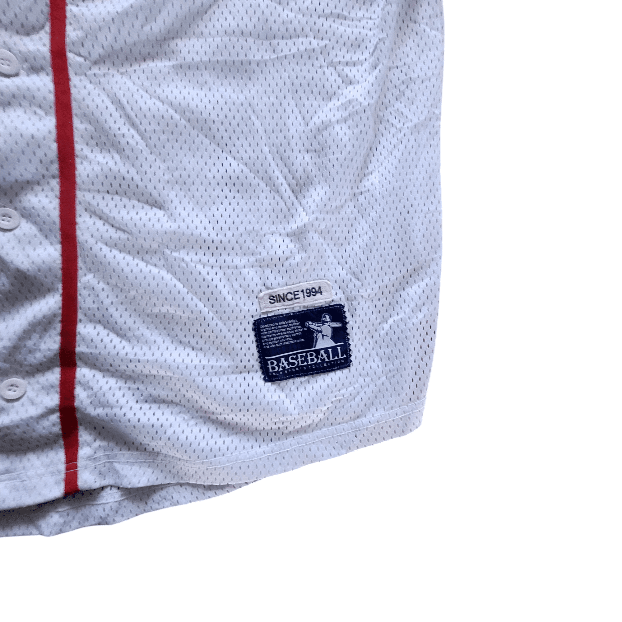 Unisex 2XL Atlanta Baseball Jersey in White/Red with Authentic Logos - K&S Sportswear - USASTARFASHION