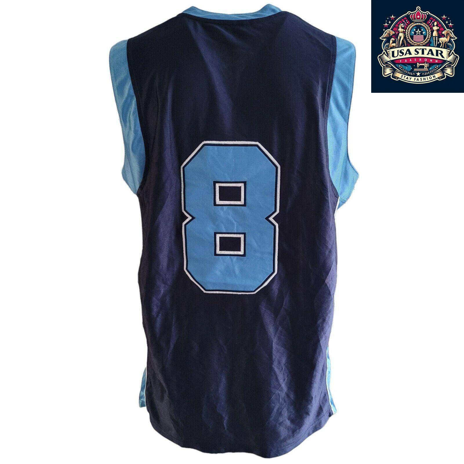 Urban Jeanswear NBA Vest 8, Size L - Comfortable Fit, Durable Fabric, Ideal for Basketball Fans - USASTARFASHION