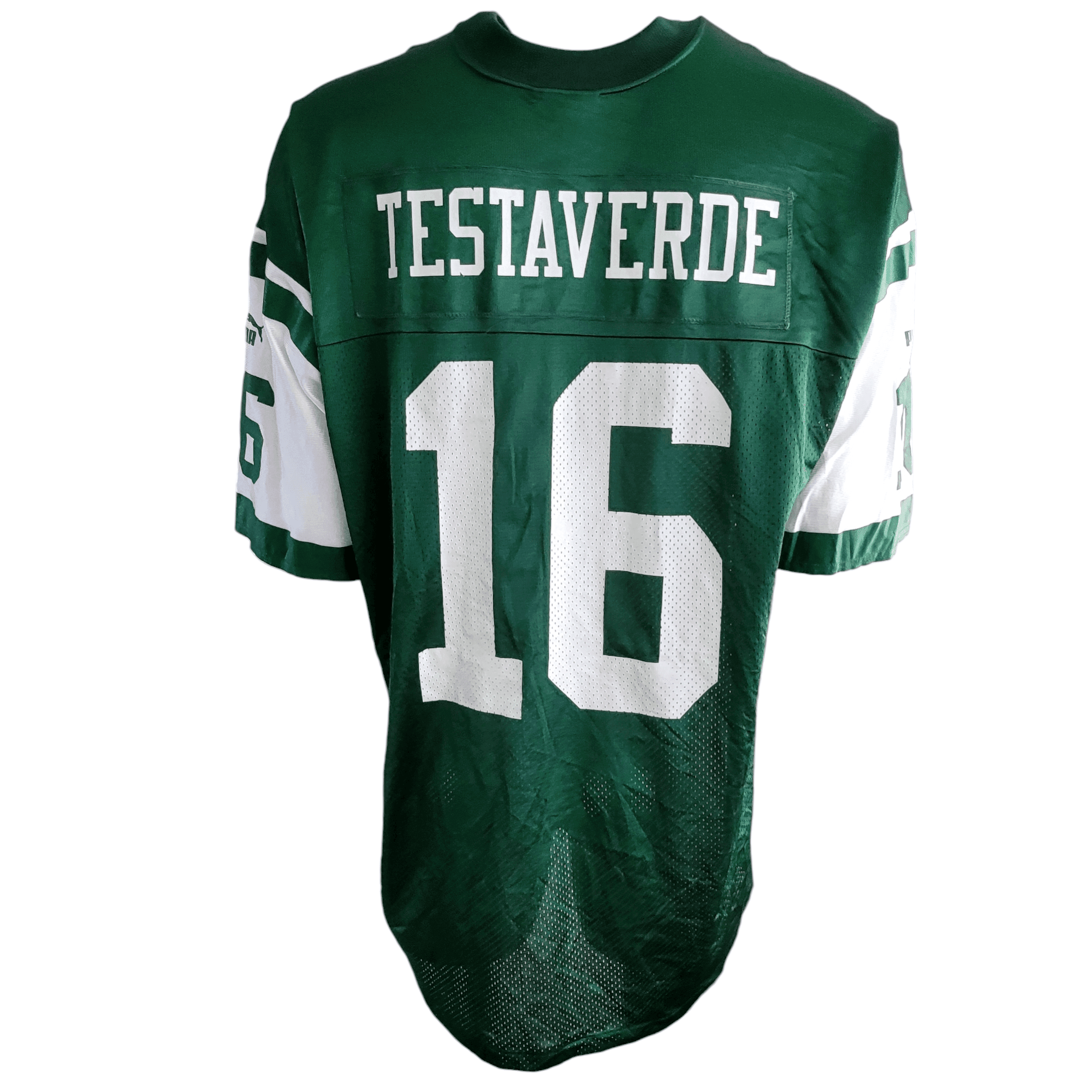 Vinny Testaverde Jersey - New York Jets 16 Men's 2XL - Official Puma, Grade A Condition - USASTARFASHION