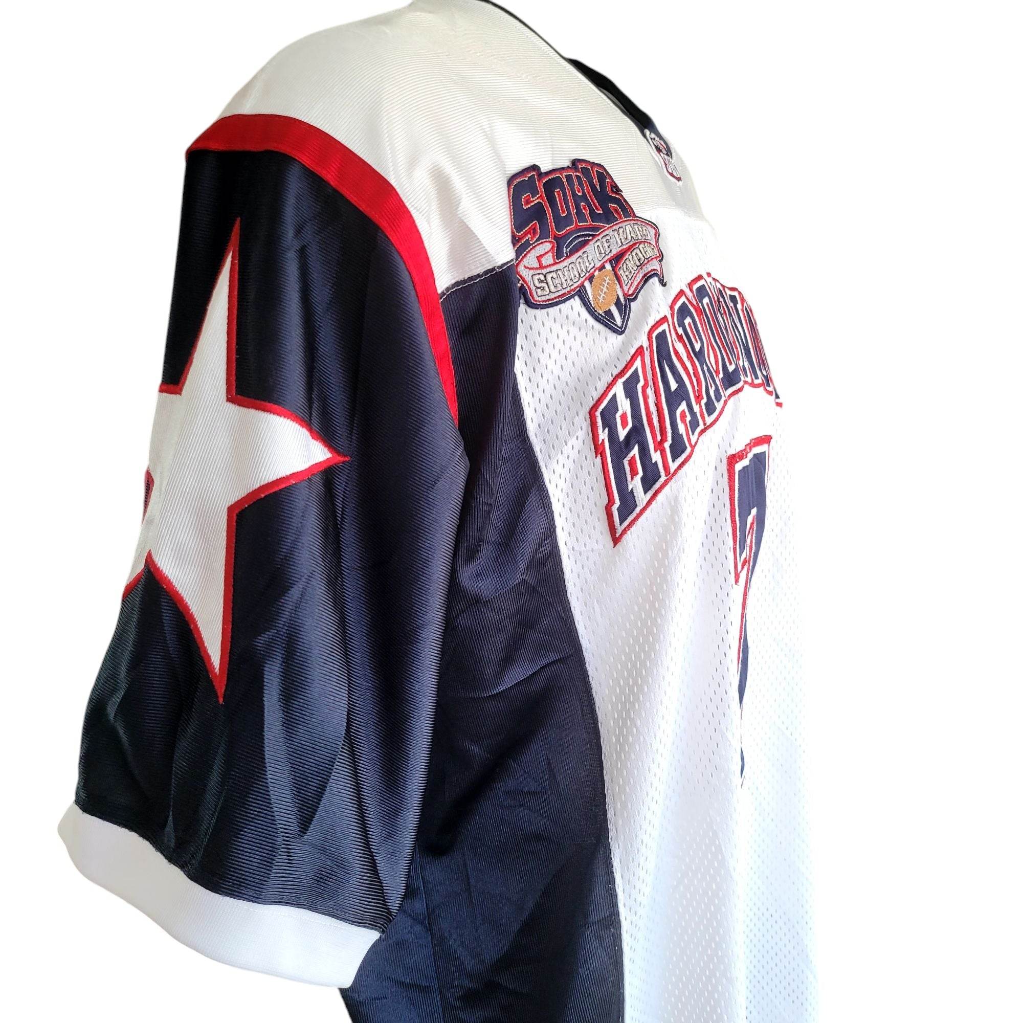 Vintage 2002 - 03 School of Hard Knocks Football Jersey 7 Div Champs Sz L - USASTARFASHION