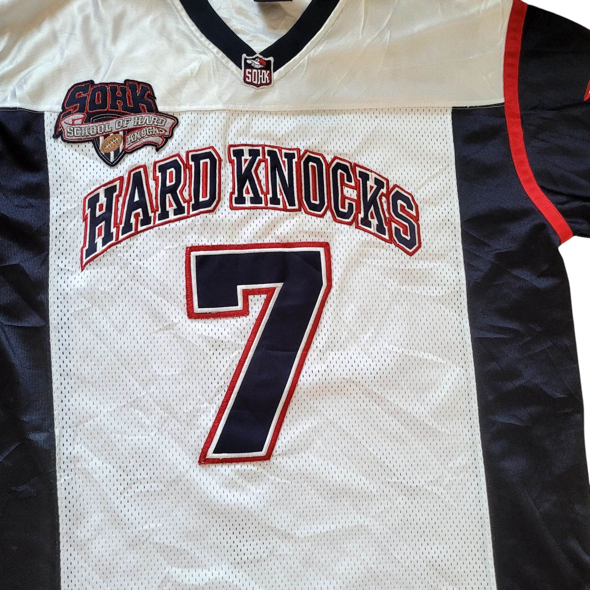 Vintage 2002 - 03 School of Hard Knocks Football Jersey 7 Div Champs Sz L - USASTARFASHION