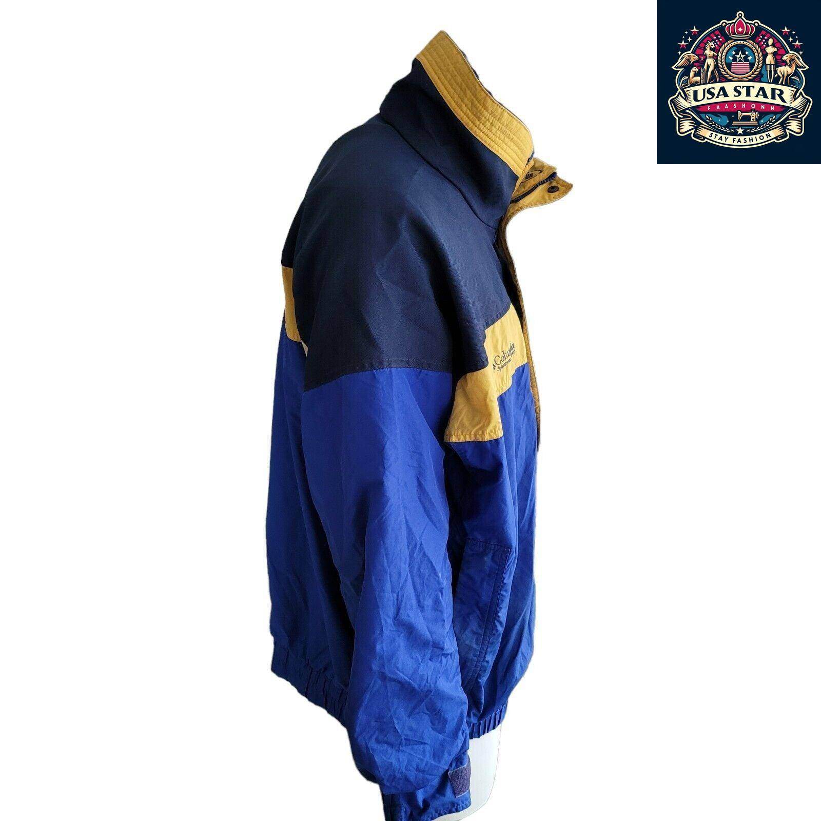 Vintage Columbia 1990s Bugaboo Jacket Sz L | Weather - Resistant, Classic Fit, Blue - USASTARFASHION
