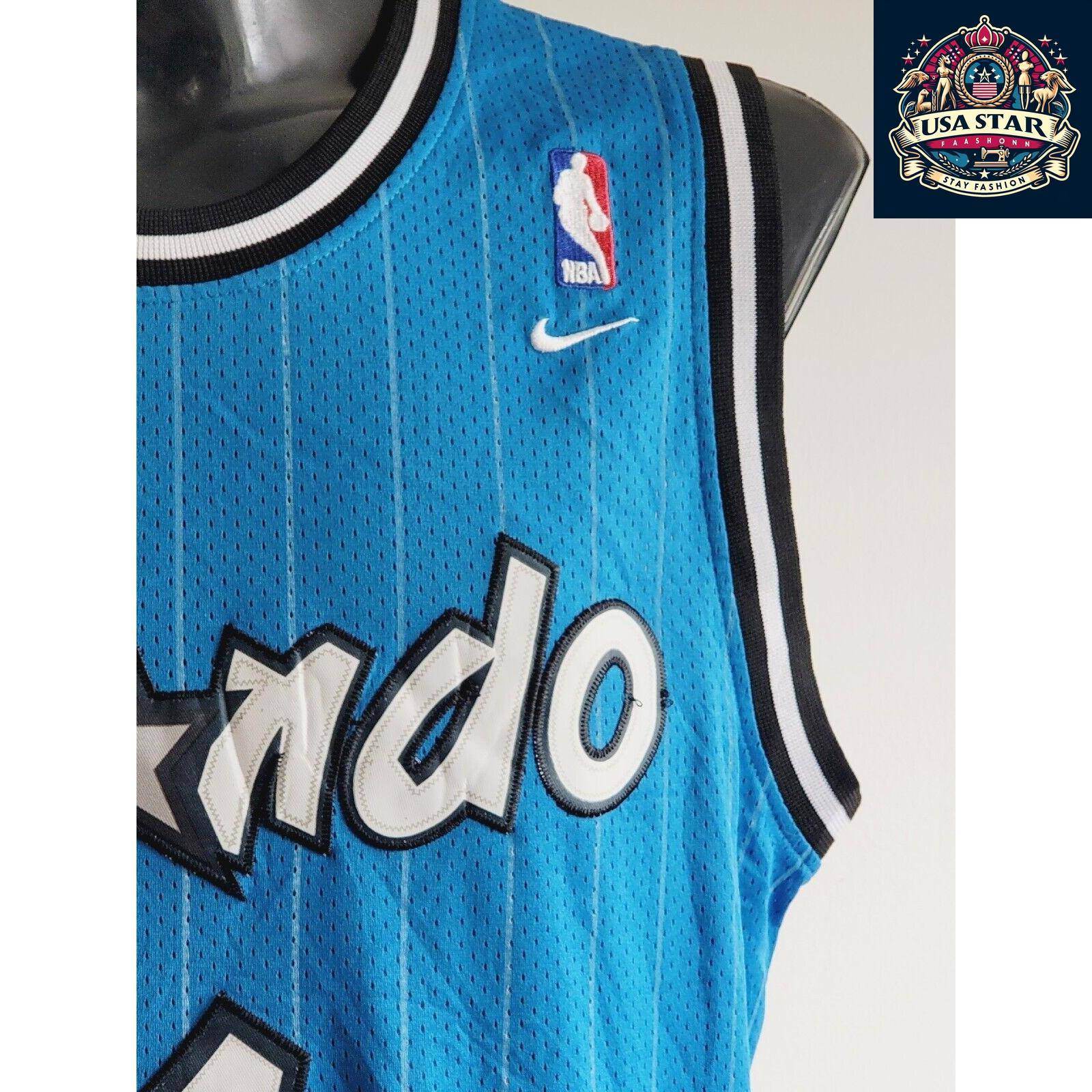 Vintage Hardaway 1 Orlando Magic Basketball Jersey Nike Mens - USASTARFASHION