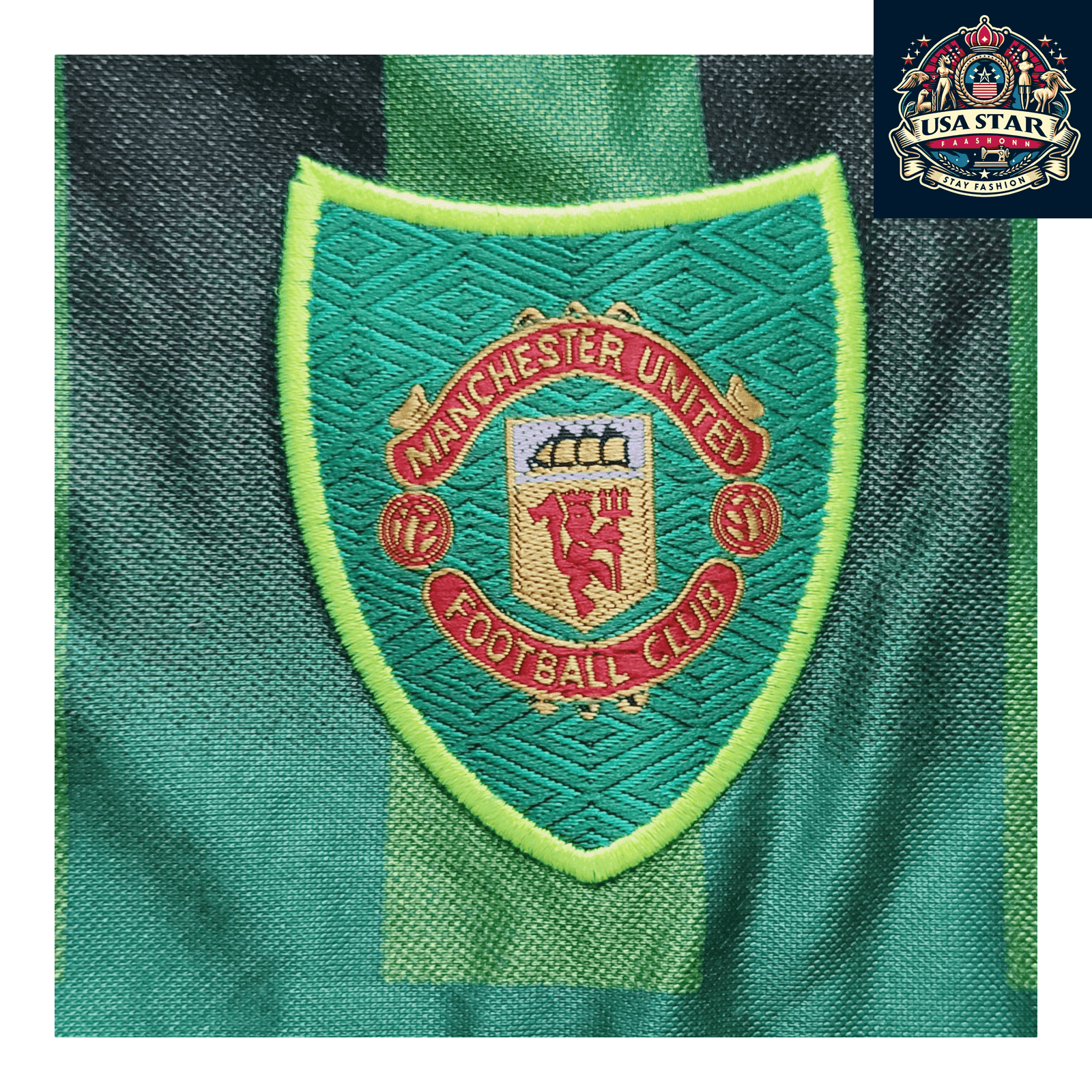 Vintage Manchester United Goalkeeper Shirt 1994 - 1996 – Rare Umbro Collectible, Authentic Design - USASTARFASHION