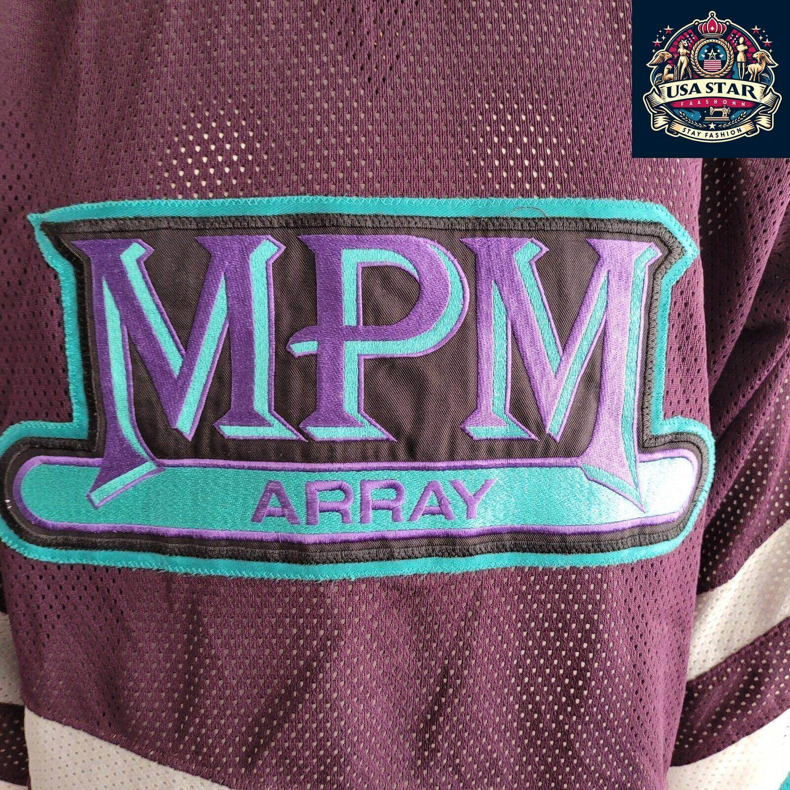 Vintage MPM Array 4 Hockey Jersey Purple Teal - 10th Anniversary Edition - ... - USASTARFASHION