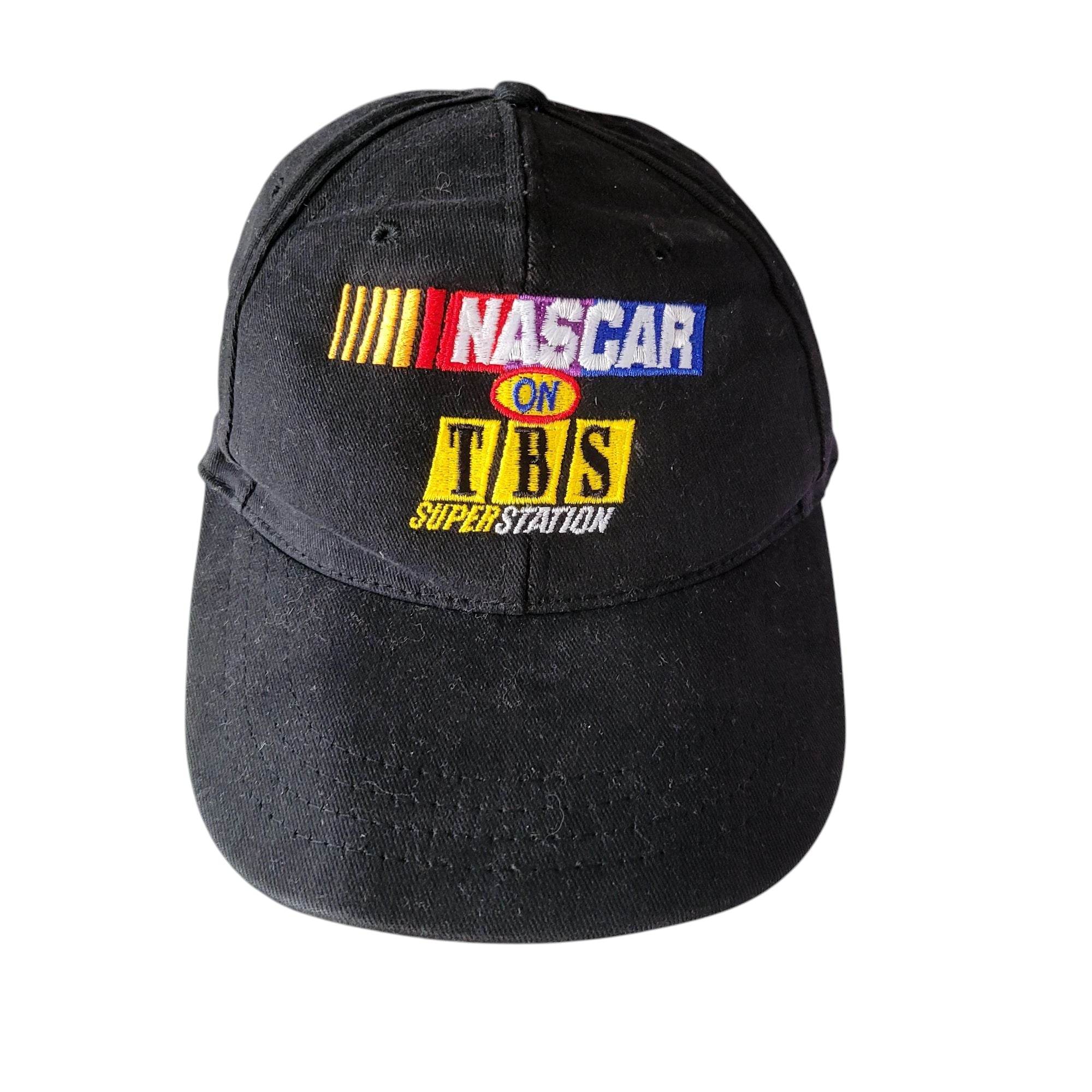 Vintage NASCAR on TBS Superstation Snapback Hat - USASTARFASHION