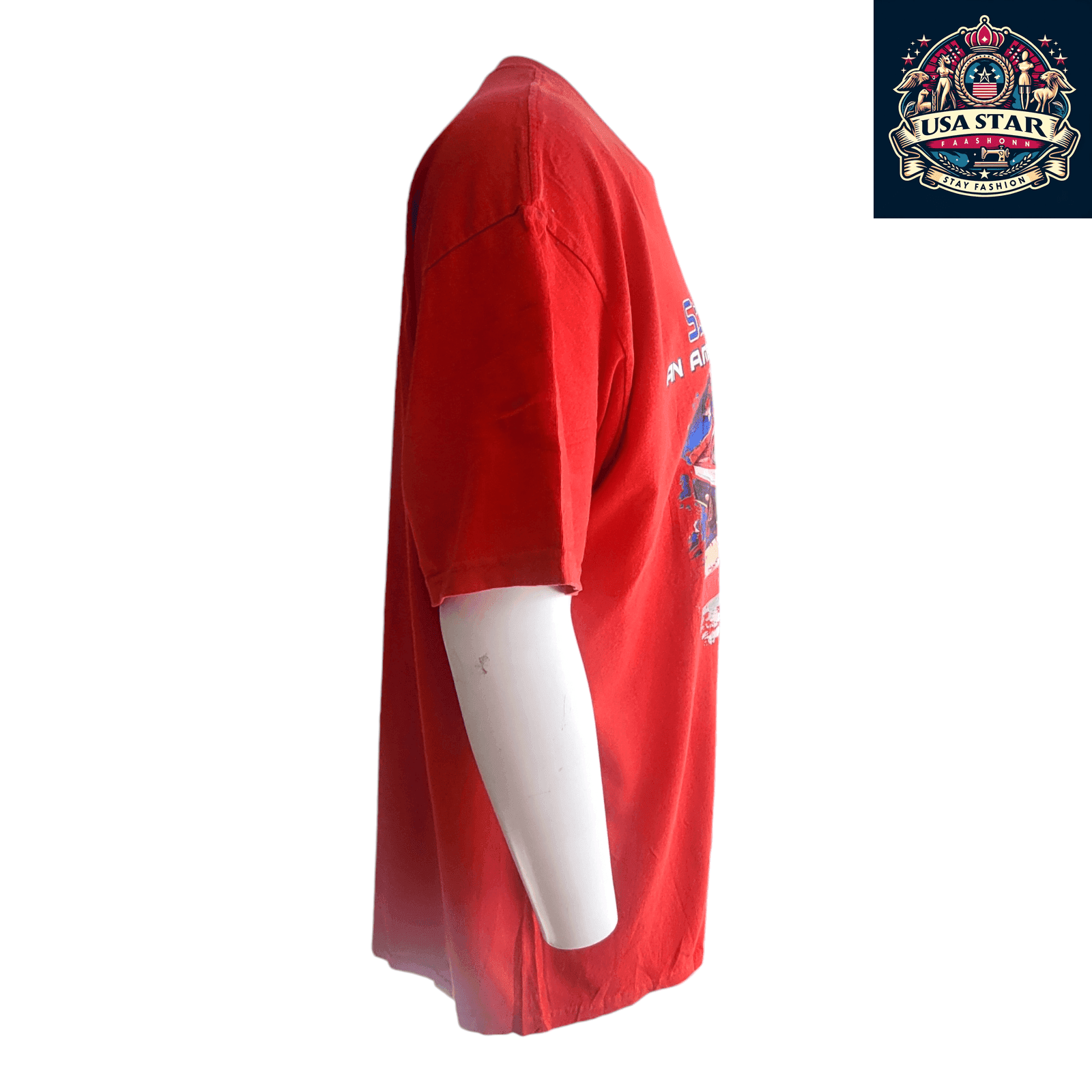 Vintage NASCAR T-Shirt - Red 2XL - 100% Cotton - Made in USA - Durable and Comfortable Design - USASTARFASHION