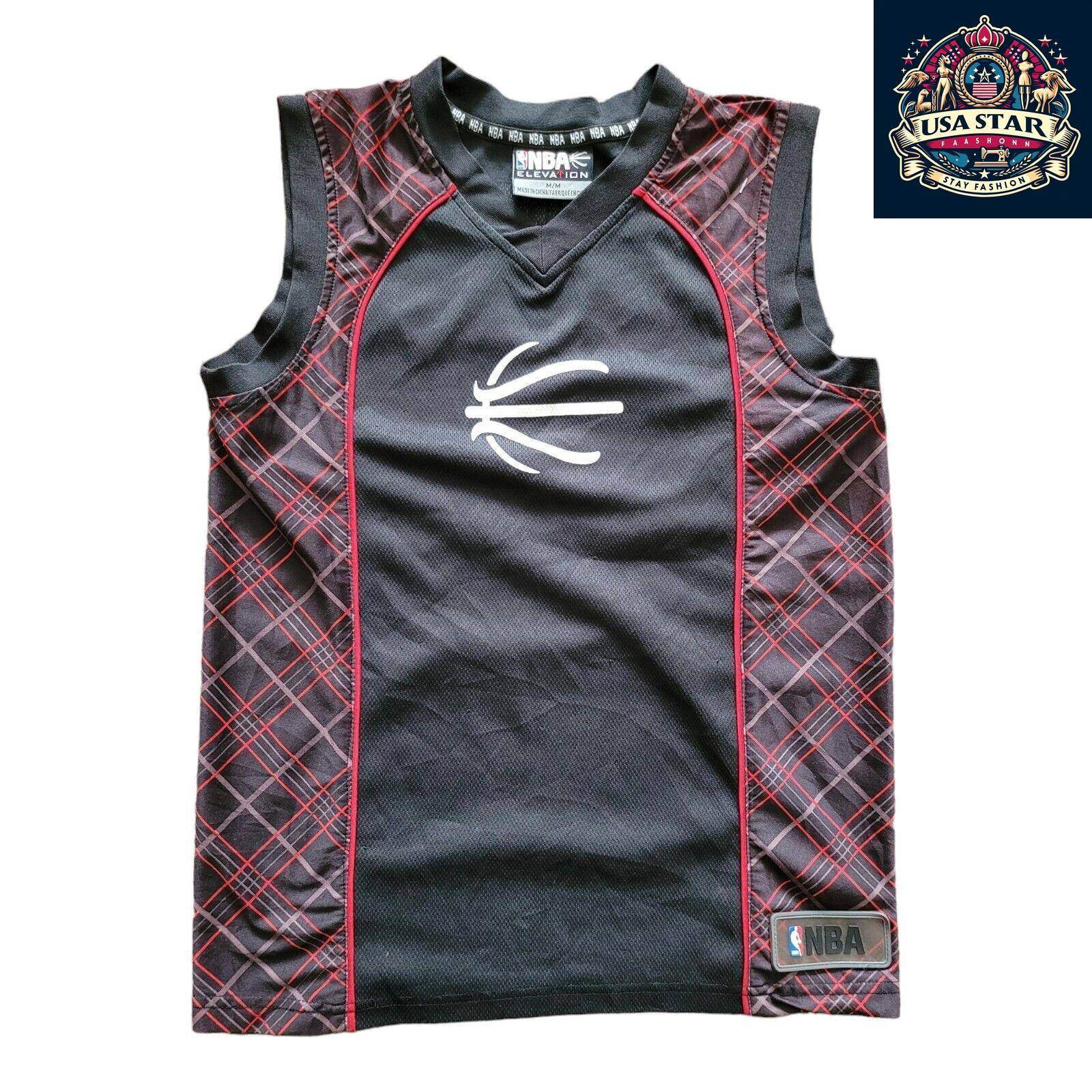 Vintage NBA League Kids M ELEVATION Shooting Warmup Shirt - Rare Find! - USASTARFASHION