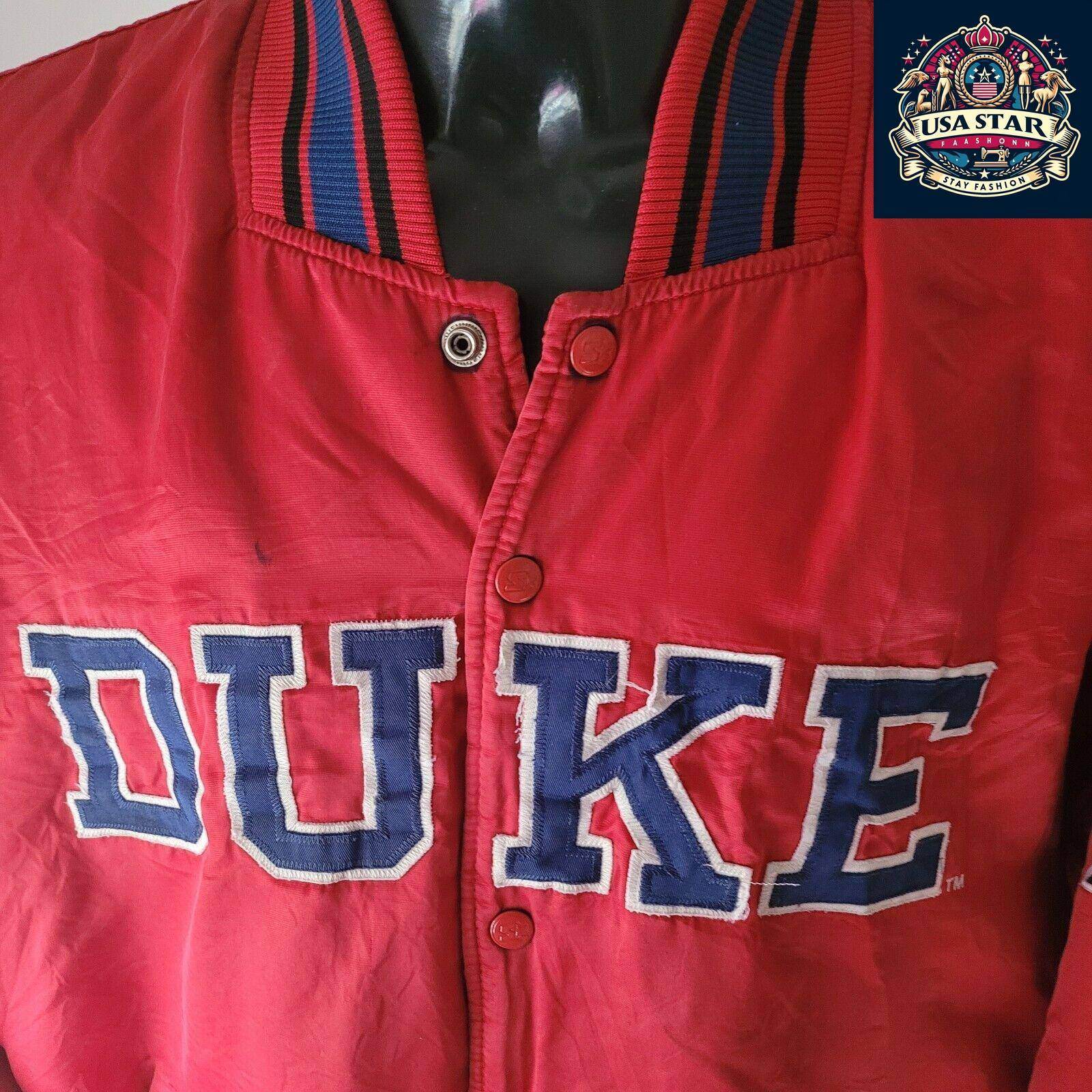 Vintage NCAA Duke Blue Devils Varsity bomber Jacket Sz 2xl - USASTARFASHION
