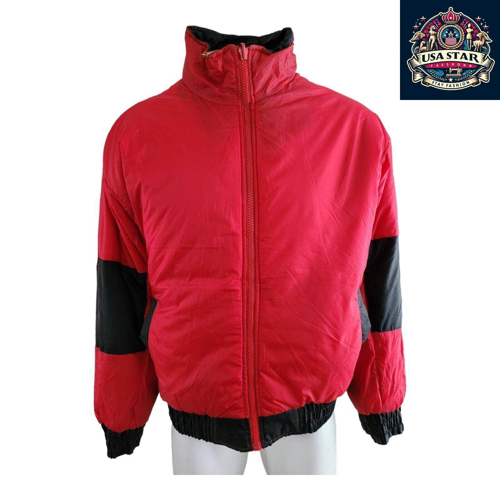 Vintage Ohio State Proplayer Jacket Red Reversible Sz M - USASTARFASHION
