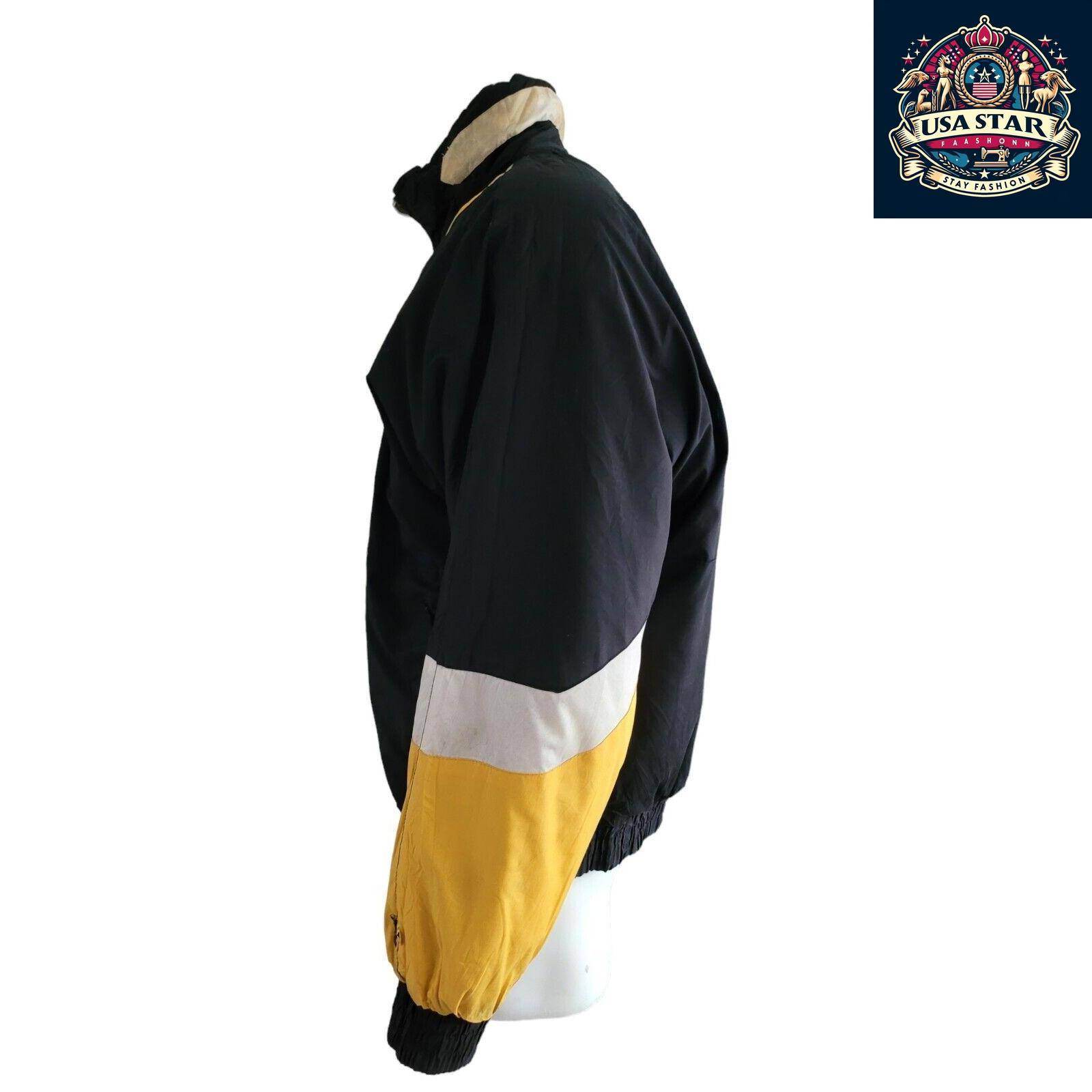 Vintage Pittsburgh Steelers Reversible NFL Puffer Jacket Black Size XLarge - USASTARFASHION