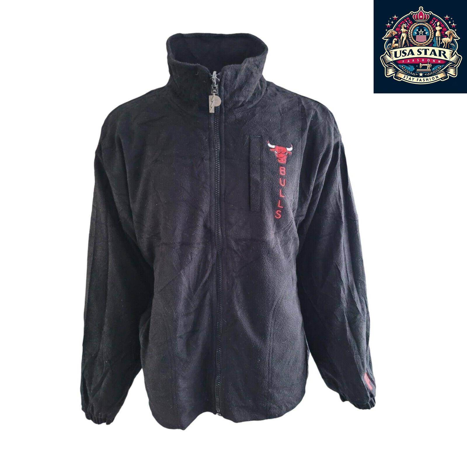 Vintage Pro Player Chicago Bulls Reversible Jaxket Large - USASTARFASHION