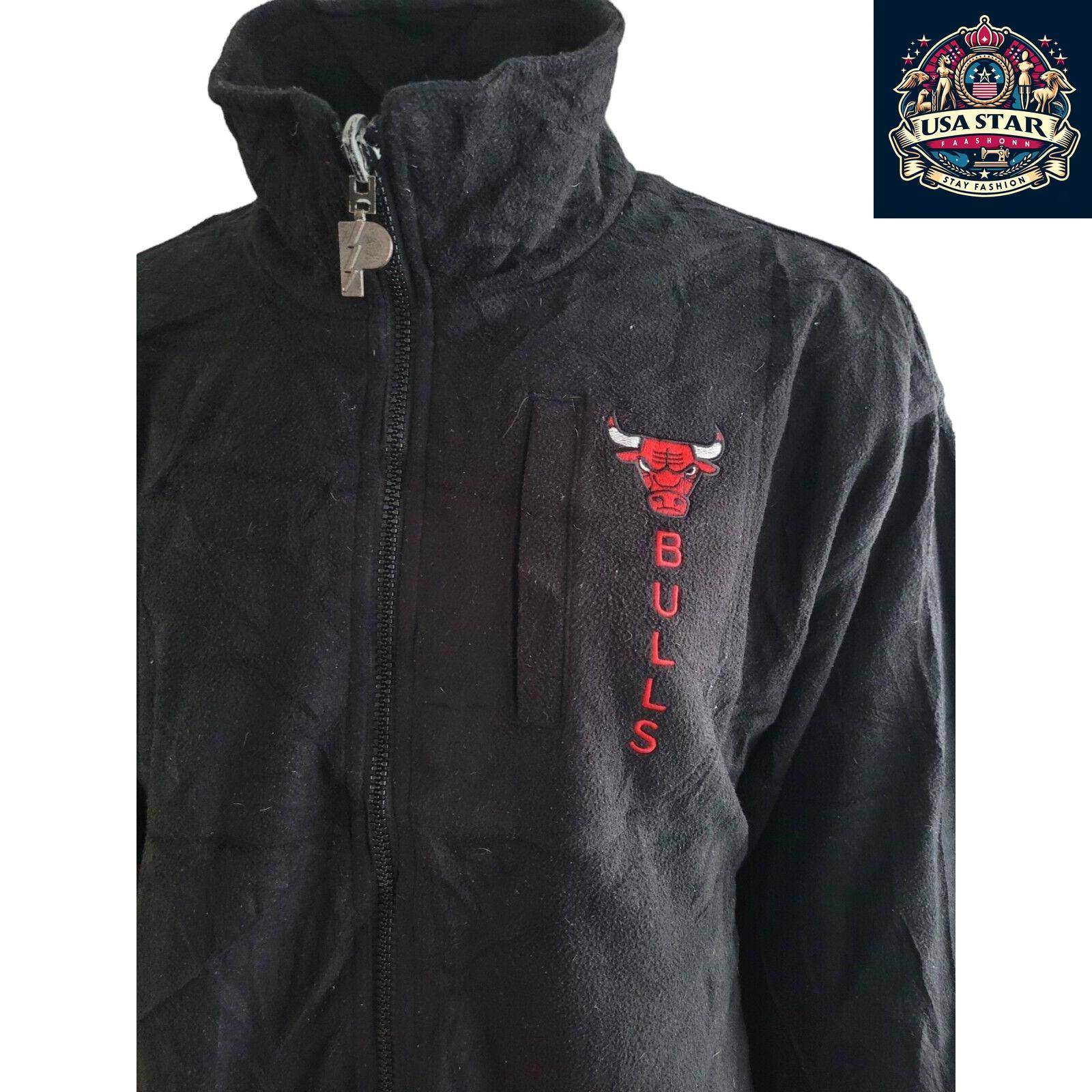 Vintage Pro Player Chicago Bulls Reversible Jaxket Large - USASTARFASHION