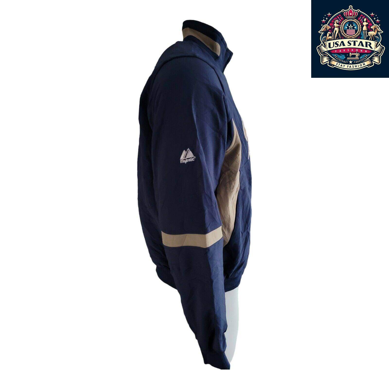 VINTAGE - San Diego Padres Majestic Therma Base Jacket Rare Authentic XL - USASTARFASHION
