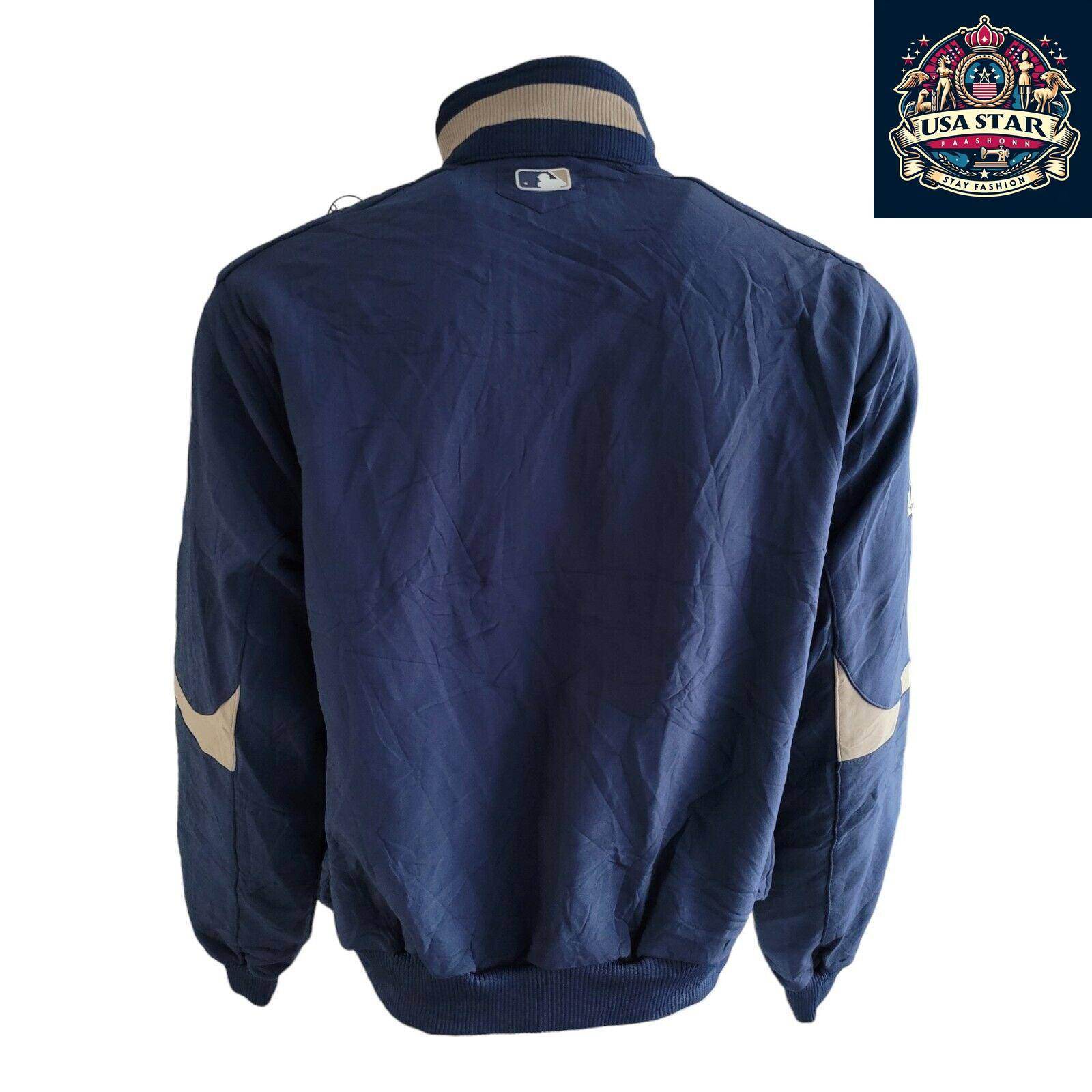 VINTAGE - San Diego Padres Majestic Therma Base Jacket Rare Authentic XL - USASTARFASHION