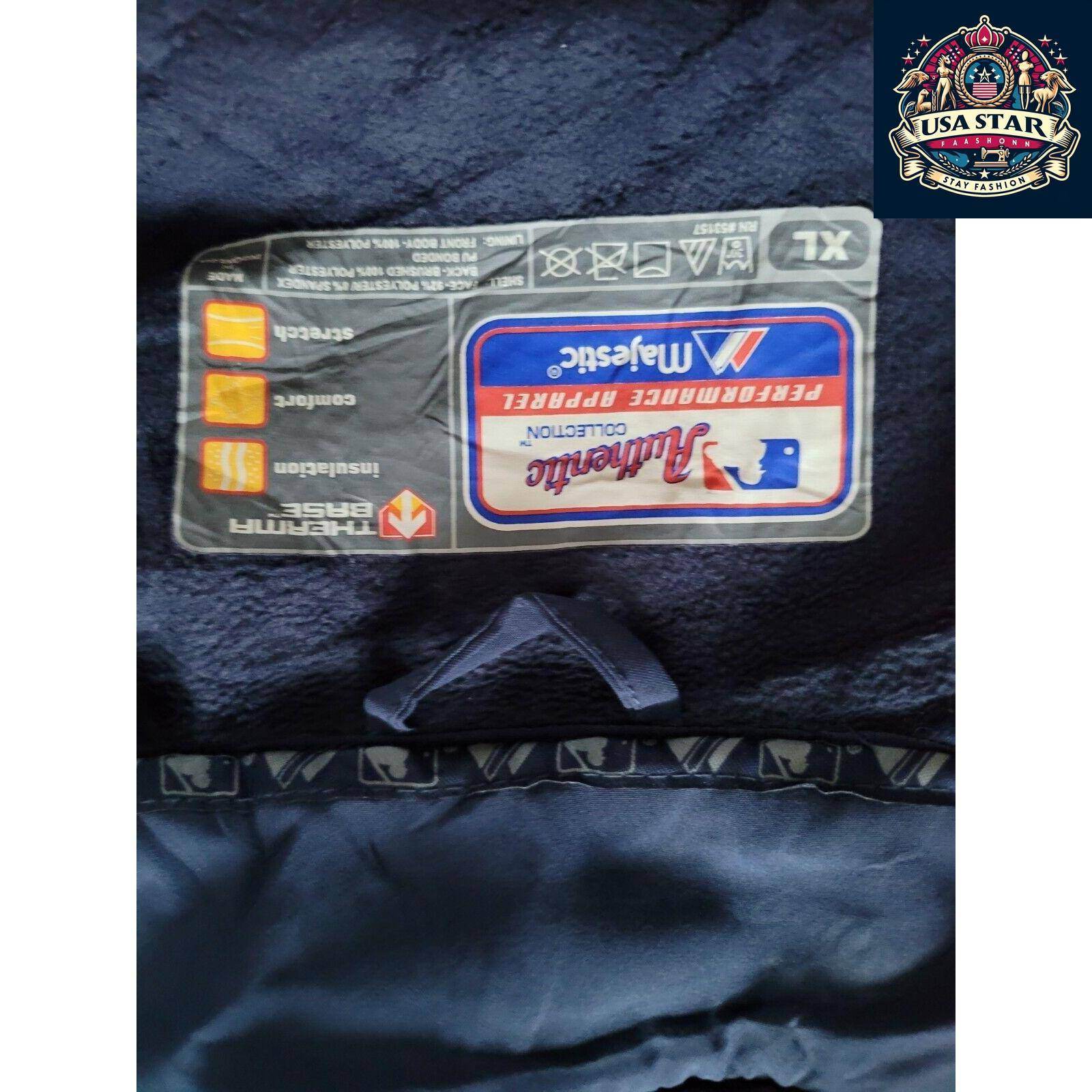 VINTAGE - San Diego Padres Majestic Therma Base Jacket Rare Authentic XL - USASTARFASHION