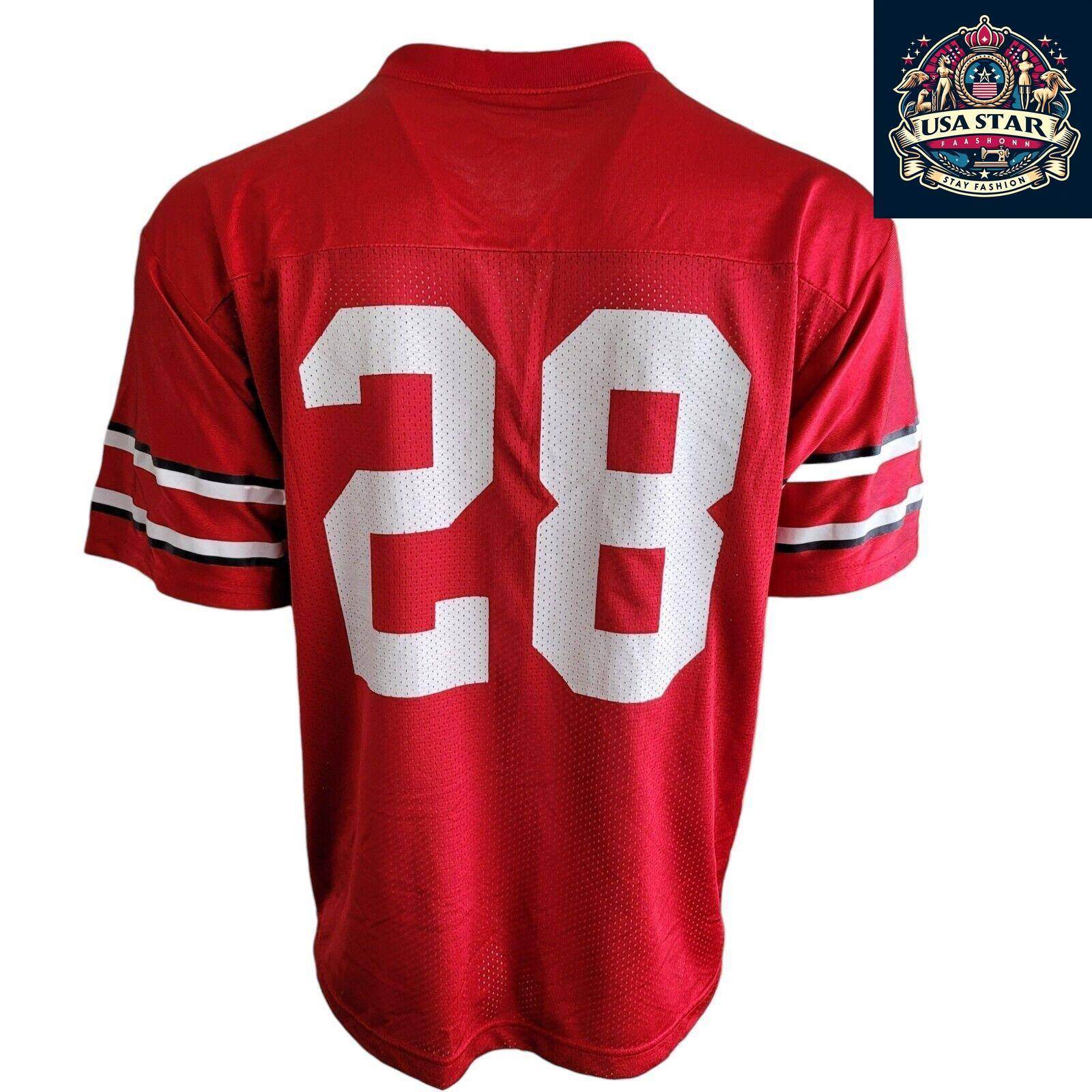 Vtg Russell Ohio State Buckeyes Football Jersey 28 Youth Xl - USASTARFASHION