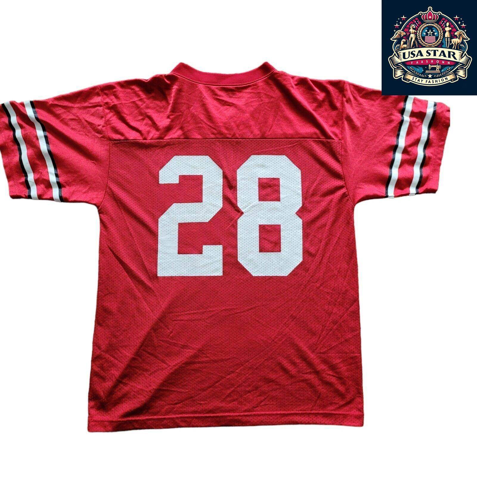 Vtg Russell Ohio State Buckeyes Football Jersey 28 Youth Xl - USASTARFASHION