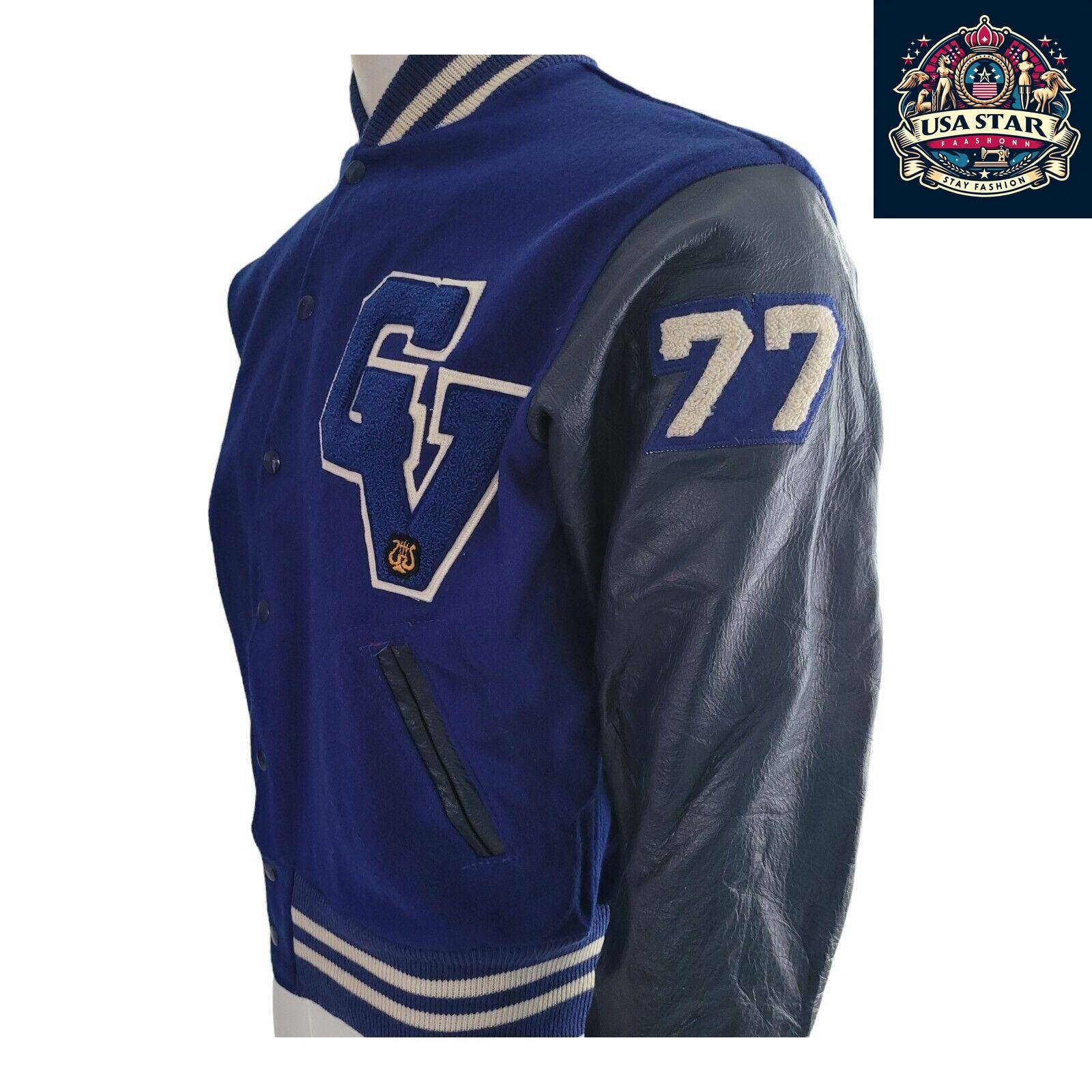 VTG Wool A F L CIO Garment America "4216253" united workers Versity jacket SzM - USASTARFASHION