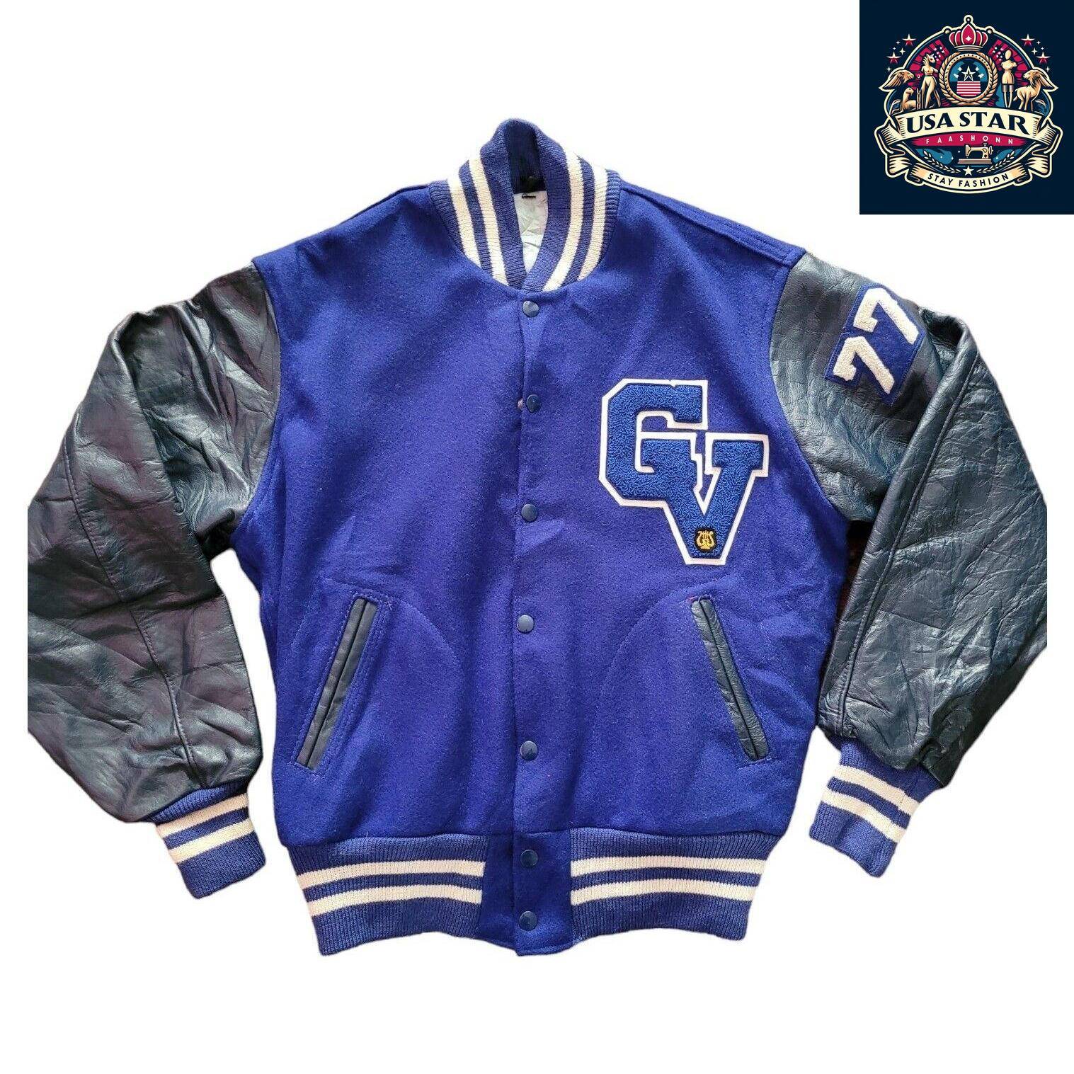 VTG Wool A F L CIO Garment America "4216253" united workers Versity jacket SzM - USASTARFASHION
