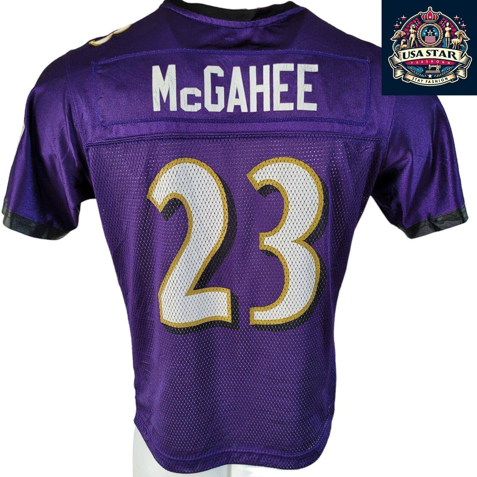 Willis McGahee 23 Baltimore Ravens Women's Shirt, Size L, Stylish and Comfortable Fan Apparel - USASTARFASHION