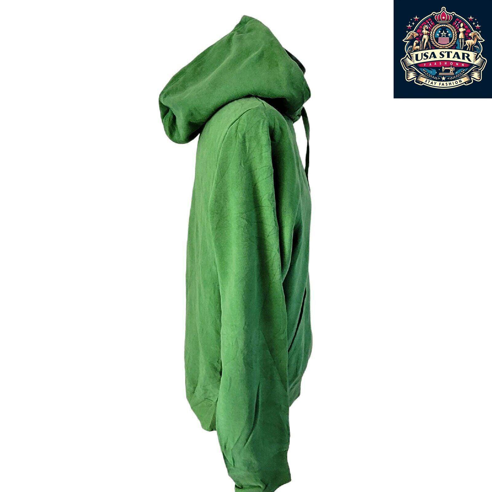 Women's North Face Medium Hoodie, Vibrant Green Pullover, Soft Durable Fabric, Versatile Style - USASTARFASHION