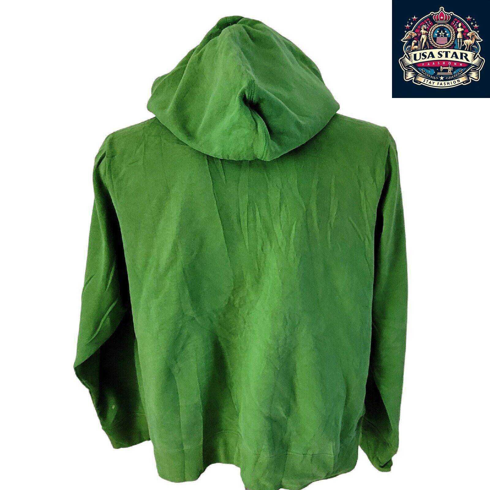 Women's North Face Medium Hoodie, Vibrant Green Pullover, Soft Durable Fabric, Versatile Style - USASTARFASHION