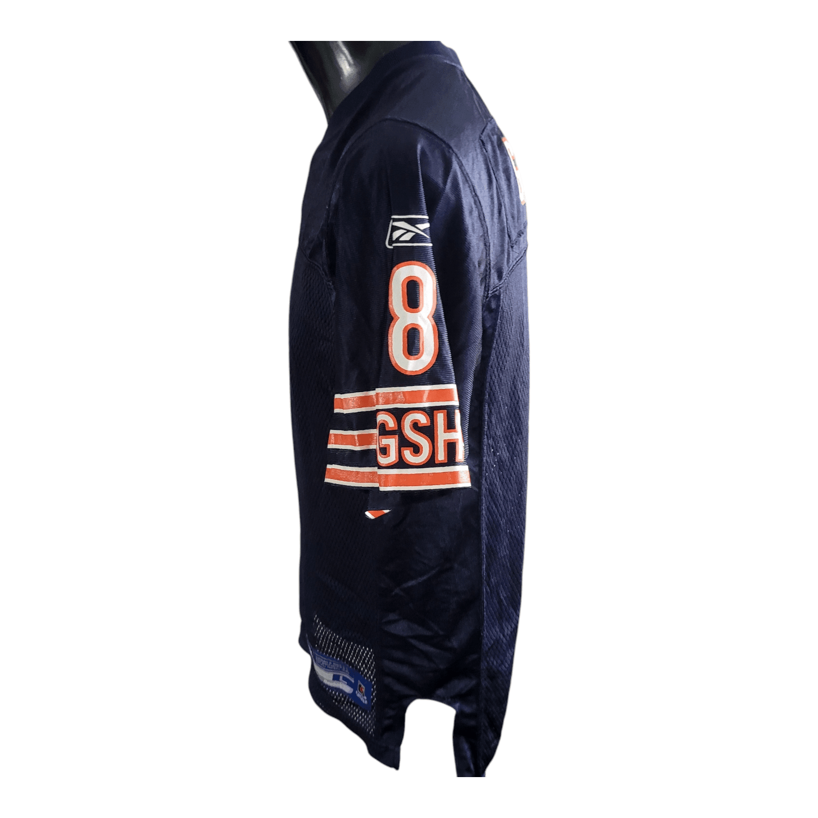 Youth Large Reebok NFL Jersey - Chicago Bears 8 Rex Grossman, Excellent Condition, Navy Blue - USASTARFASHION