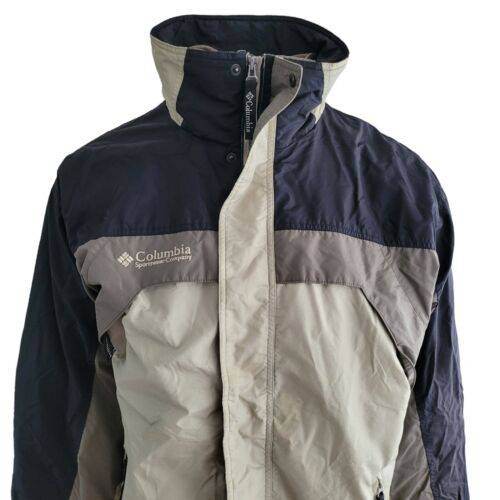 Vintage COLUMBIA Men Waterproof 2in1 Fleece Jacket Coat Sz L - USASTARFASHION