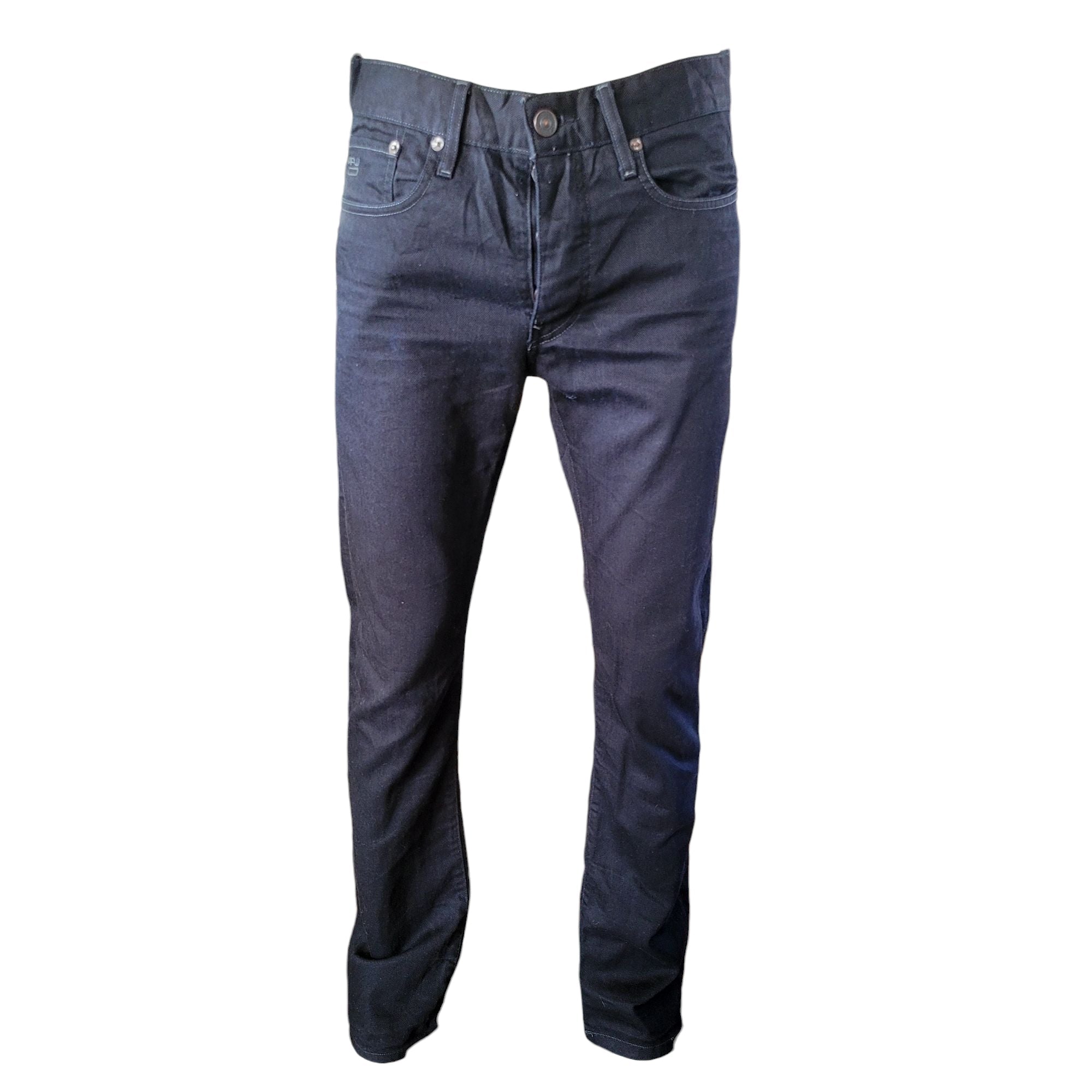 Vintage G - Star RAW 3301 Slim W33 L34 Made in Italy Jeans - USASTARFASHION