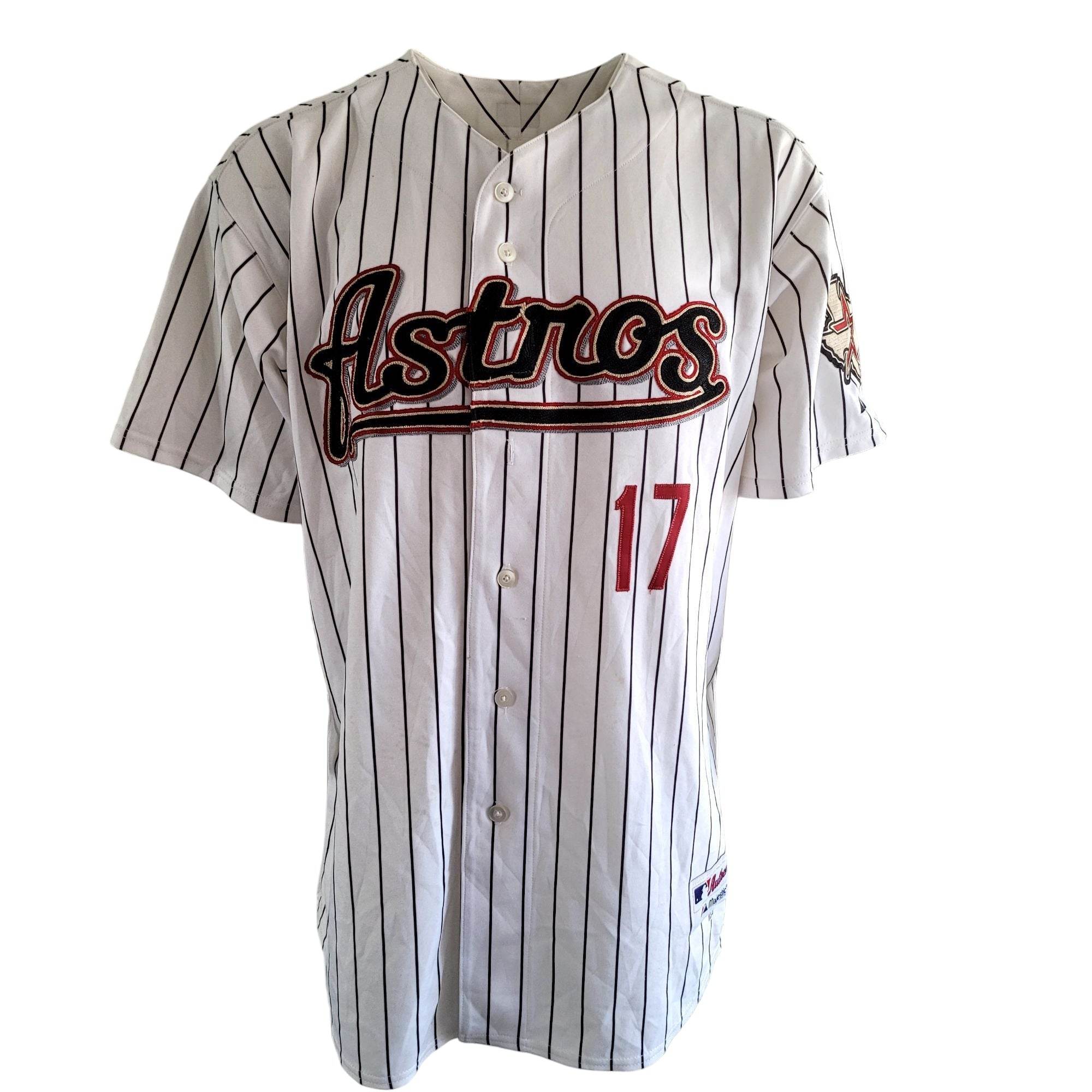 Vintage Majestic Houston Astros Lance Berkman 17 Jersey –Sz 54(XL) - USASTARFASHION