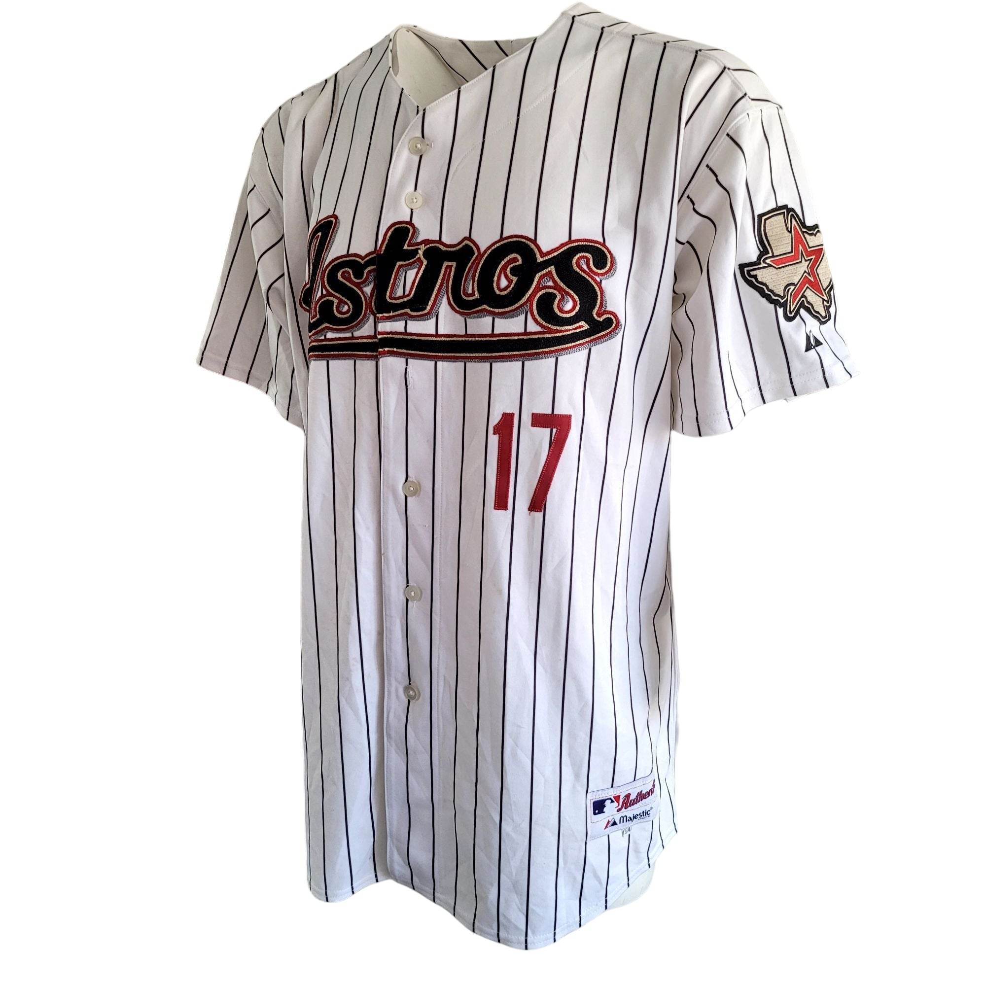 Vintage Majestic Houston Astros Lance Berkman 17 Jersey –Sz 54(XL) - USASTARFASHION