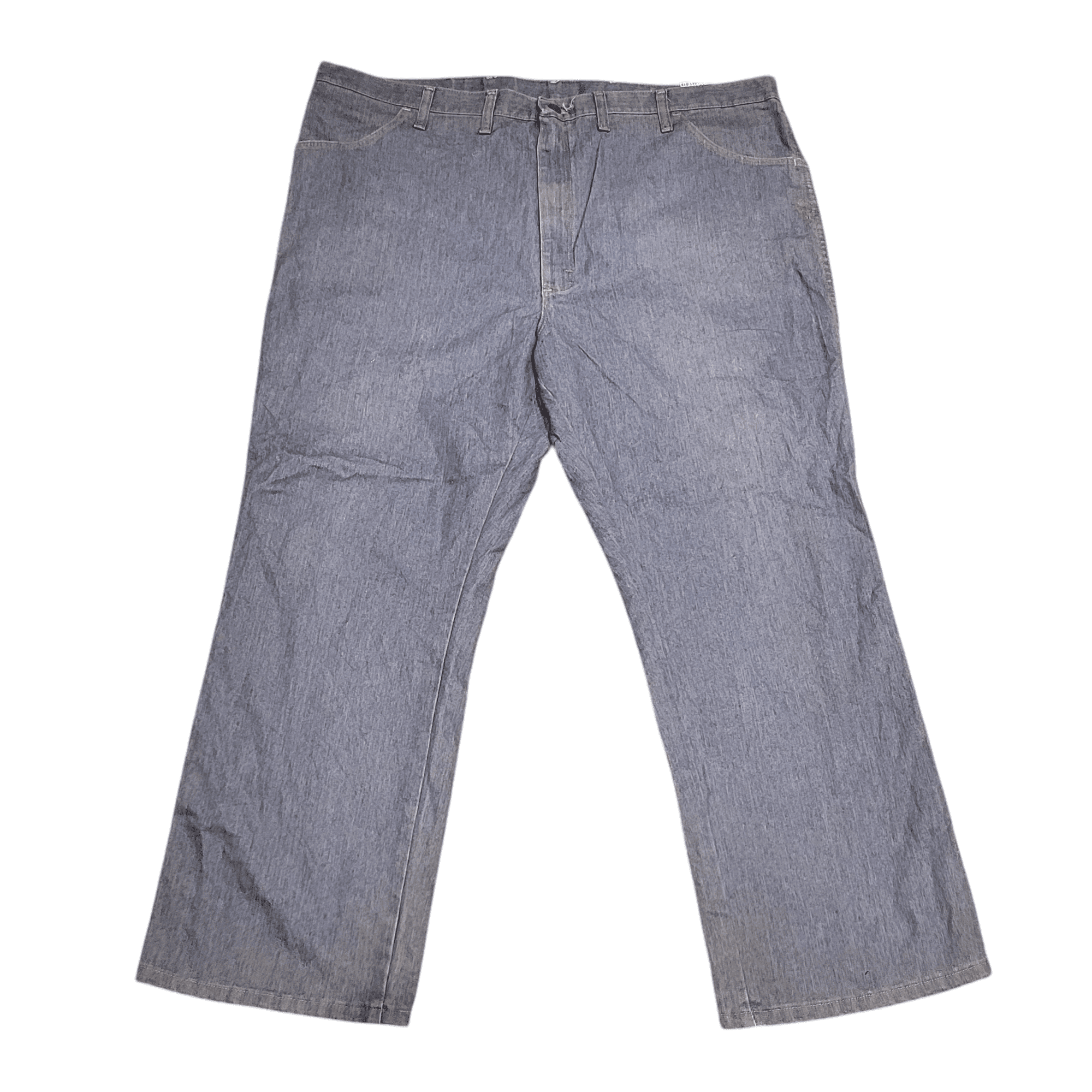 Vintage Wrangler Jeans 46x30, Relaxed Fit, Light Blue Wash, 65% Cotton, Pre - Owned Grade A - USASTARFASHION