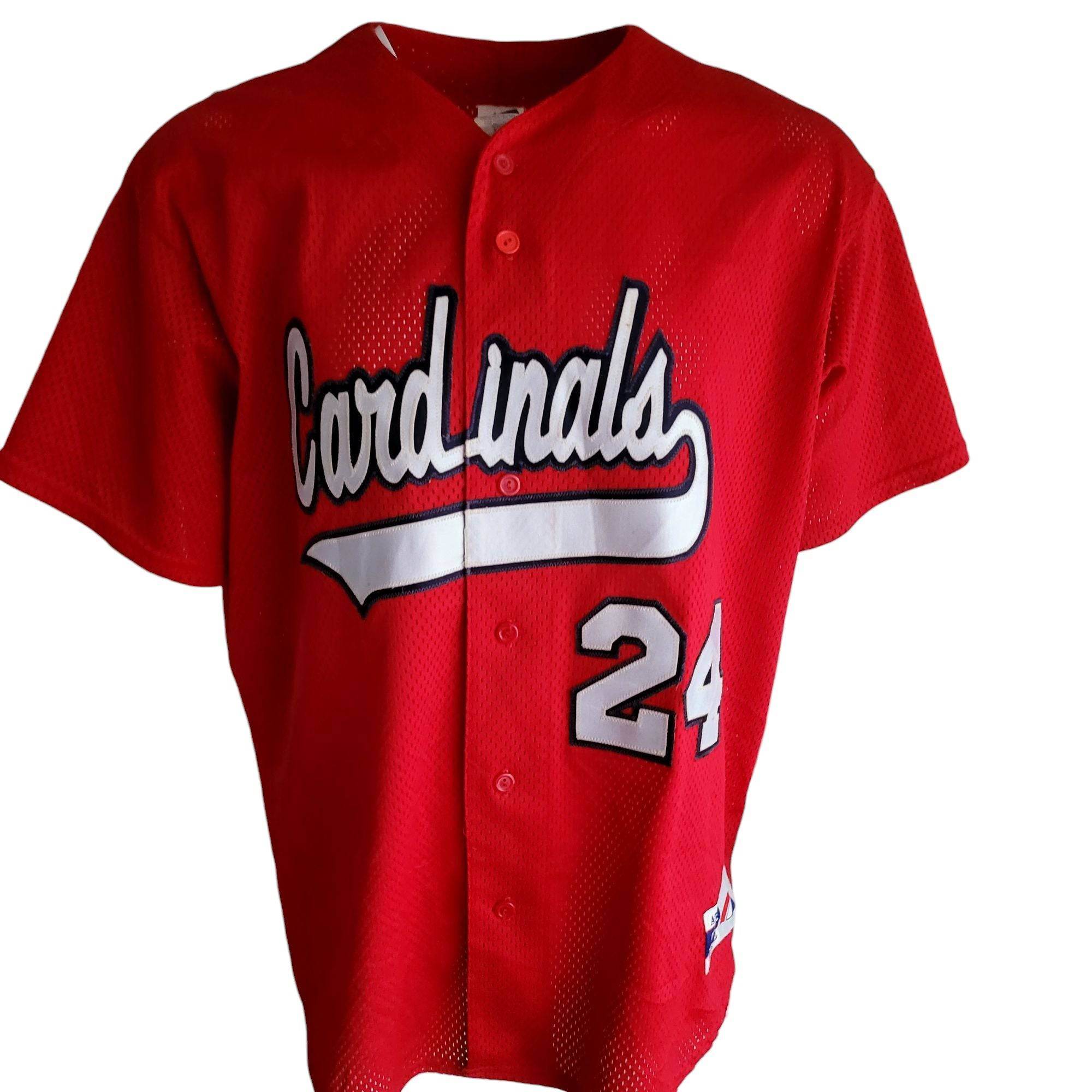 VTG Majestic Cardinals 24 Curley Baseball Jersey - XL - USASTARFASHION
