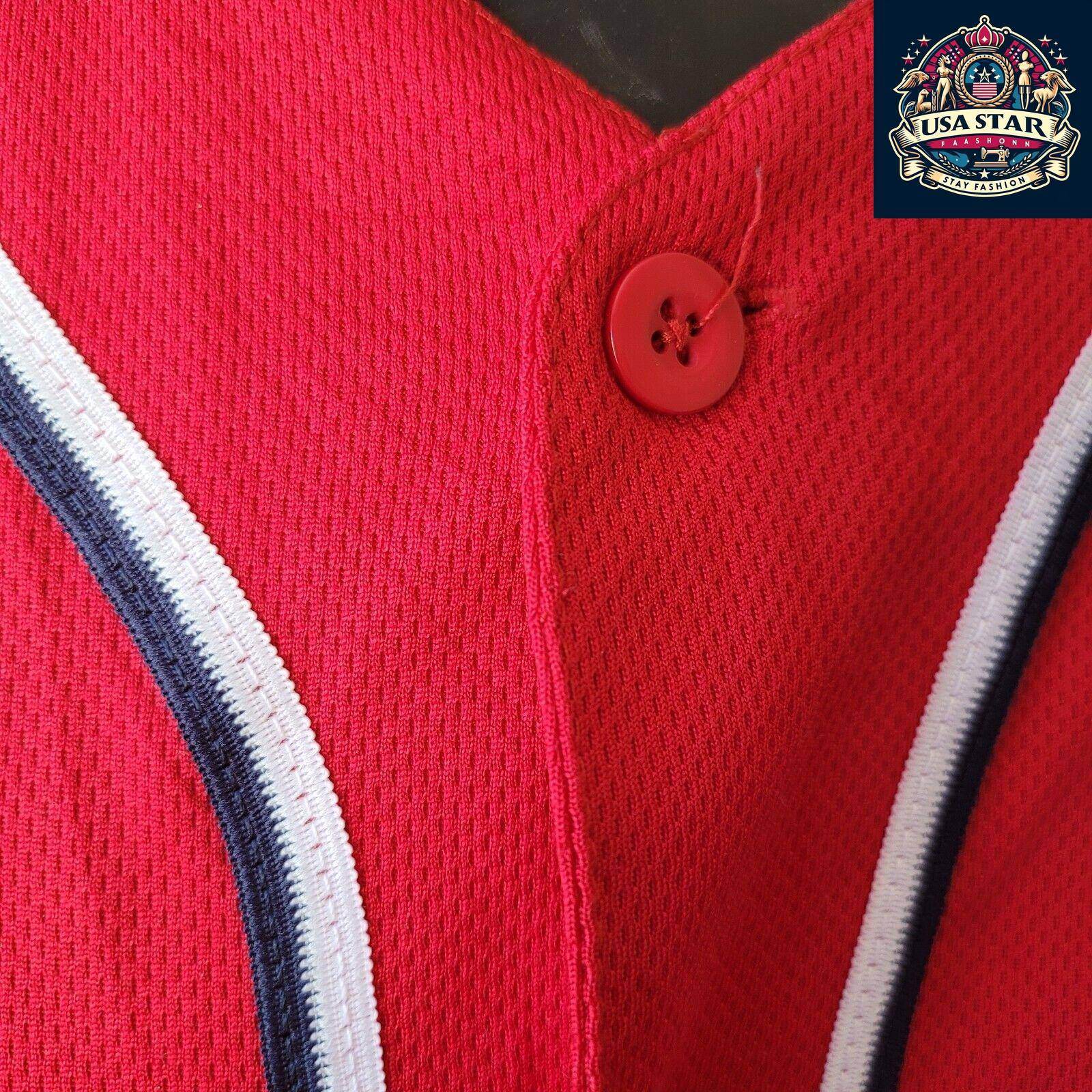 Washington Nationals Baseball Jersey by Majestic STRASBURG 37 Majestic sz 44 - USASTARFASHION