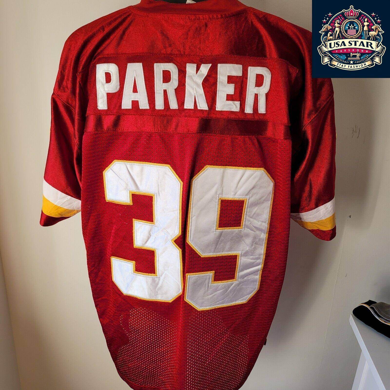 Washington Redskins Jersey Parker 39 by Reebok, Size 52, Comfortable Fit, Authentic Design - USASTARFASHION