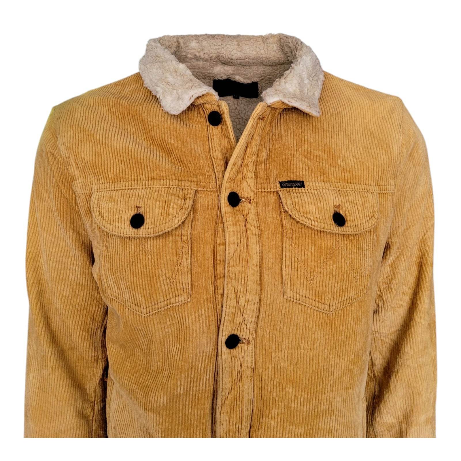 Wrangler Sherpa - Lined Corduroy Jacket – Size M - USASTARFASHION