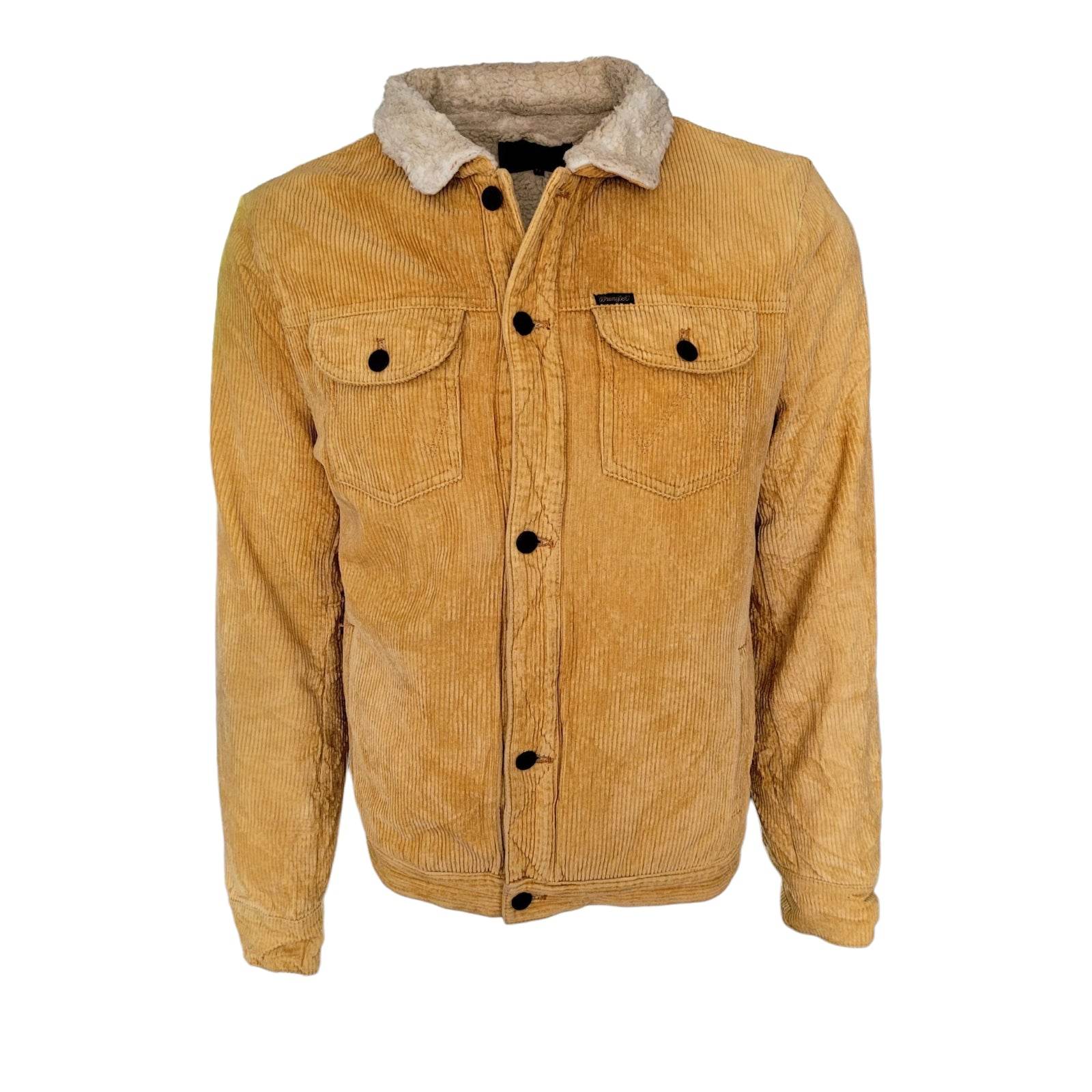 Wrangler Sherpa - Lined Corduroy Jacket – Size M - USASTARFASHION