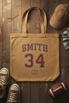 Personalised cotton tote bag collection for gifts and events
