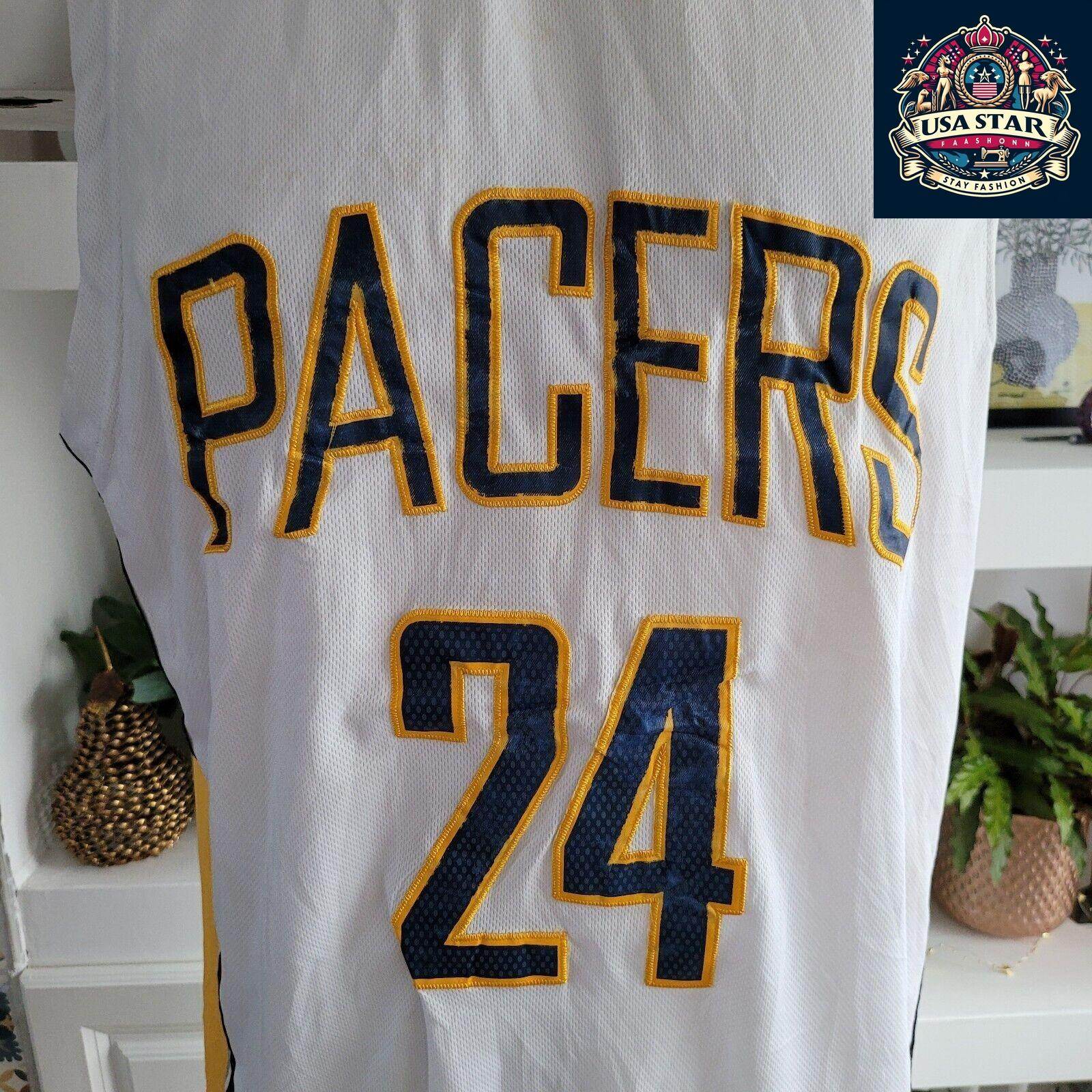 100% Authentic Adidas Indiana Pacers Jersey Size XXL Paul George 24 - Durable & Comfortable - USASTARFASHION