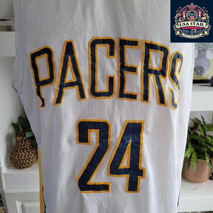 100% Authentic Adidas Indiana Pacers Jersey Size XXL Paul George 24 - Durable & Comfortable - USASTARFASHION