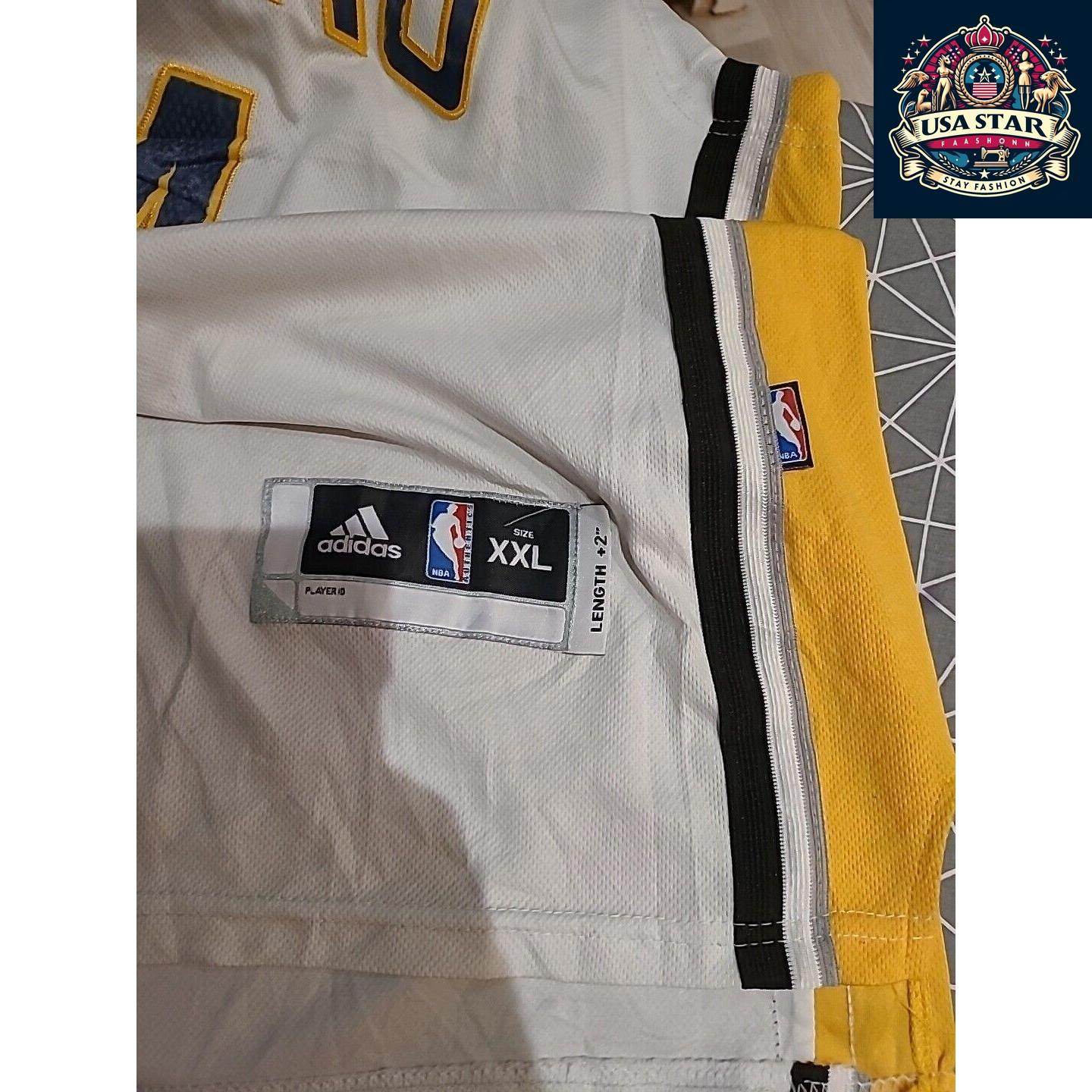 100% Authentic Adidas Indiana Pacers Jersey Size XXL Paul George 24 - Durable & Comfortable - USASTARFASHION