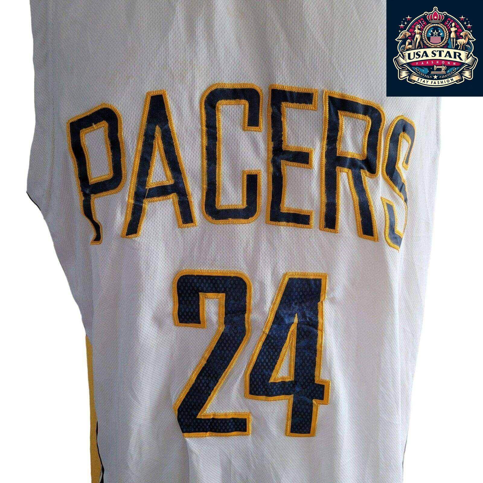 100% Authentic Adidas Indiana Pacers Jersey Size XXL Paul George 24 - Durable & Comfortable - USASTARFASHION