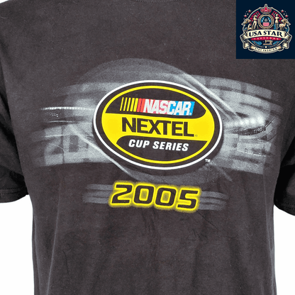 2005 Dale Earnhardt Jr. 8 Budweiser T-Shirt - NASCAR Nextel Cup Series - Size Large - Comfortable Fit - USASTARFASHION
