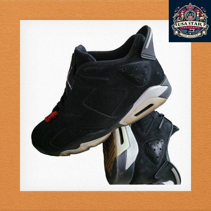 2015 Nike Air Jordan 6 Retro Low 304401 - 003 Chrome White Silver UK 9.5 - Iconic Basketball Sneakers - USASTARFASHION