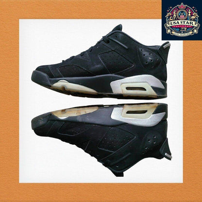 2015 Nike Air Jordan 6 Retro Low 304401 - 003 Chrome White Silver UK 9.5 - Iconic Basketball Sneakers - USASTARFASHION