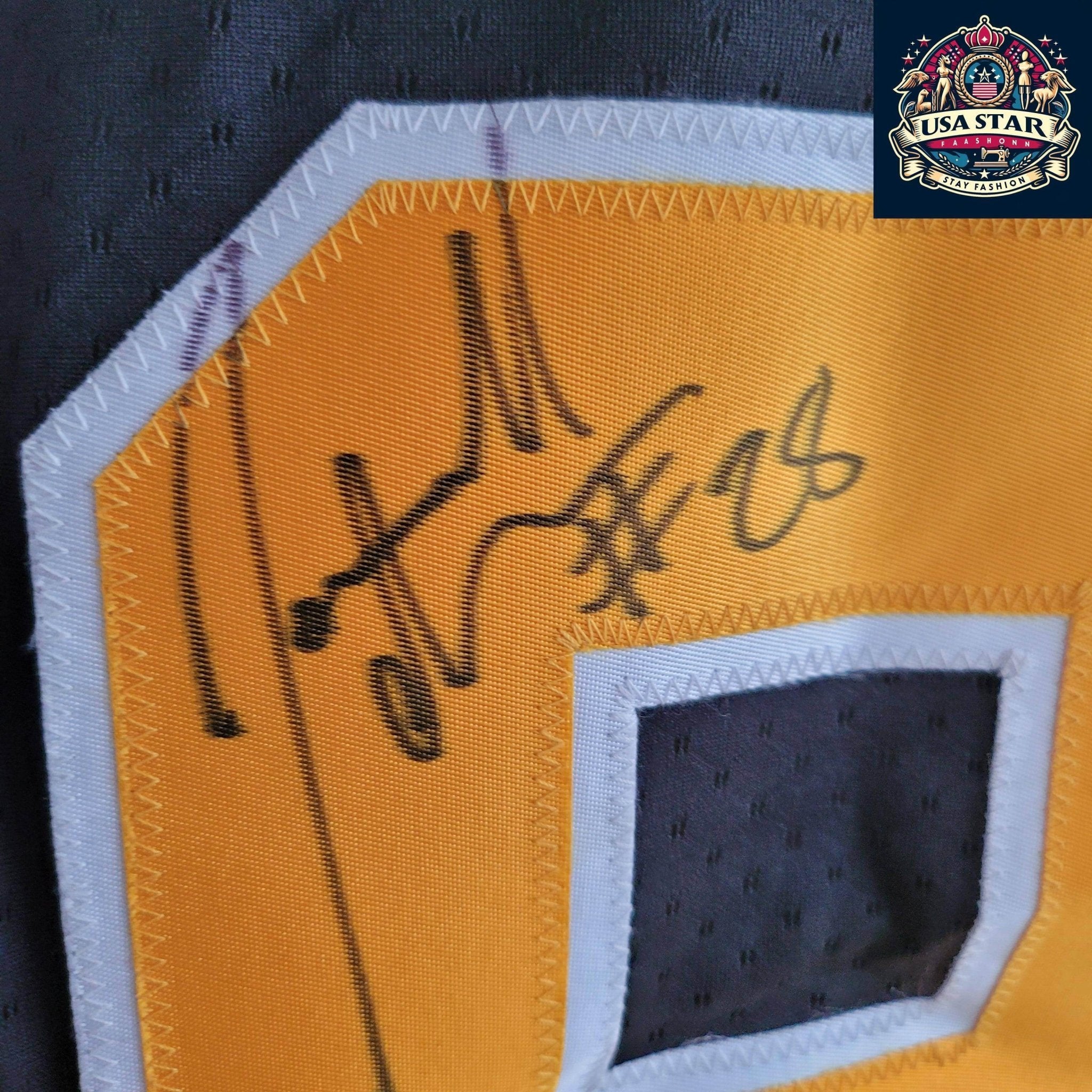 Limited Edition Hamilton Tiger - Cats Jersey Signed By J. Johnson - Authentic CFL Collectible - USASTARFASHION