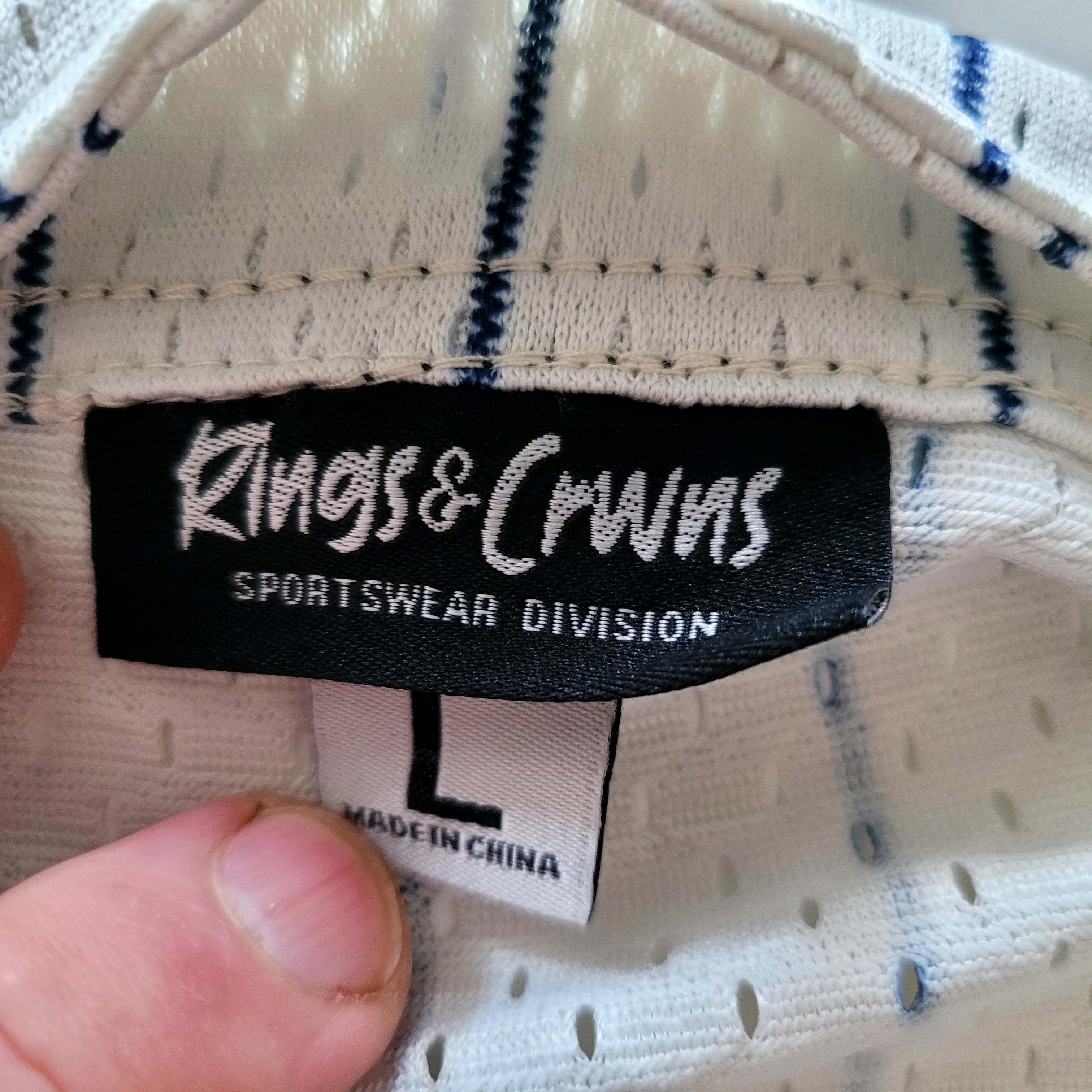Kings & Crowns Negro League Baseball Jersey Atlanta BLK Crackers 1940 Vintage Size L - USASTARFASHION